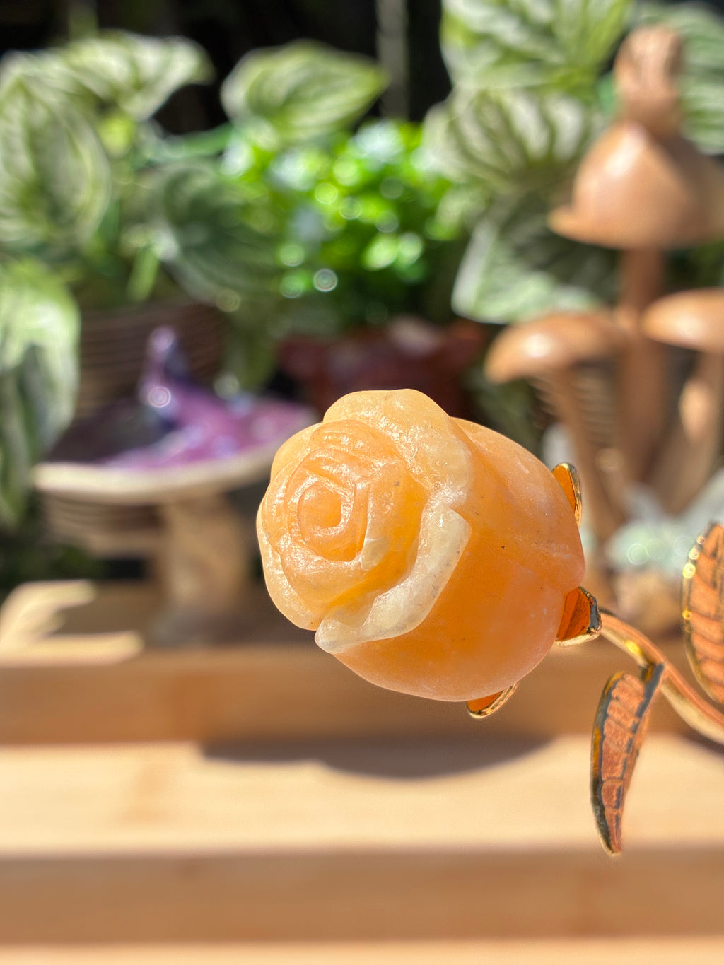 Orange Calcite Rose