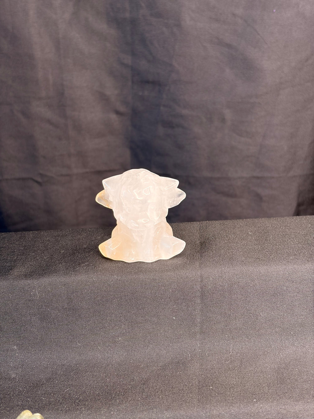 Clear Quartz Sitting Cow