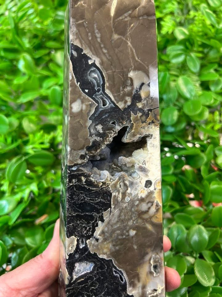 Volcano Agate Tower - Statement Piece