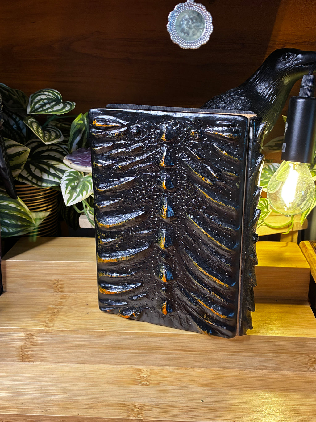 🐉 Golden Dragon Scale Hardcover Notebook