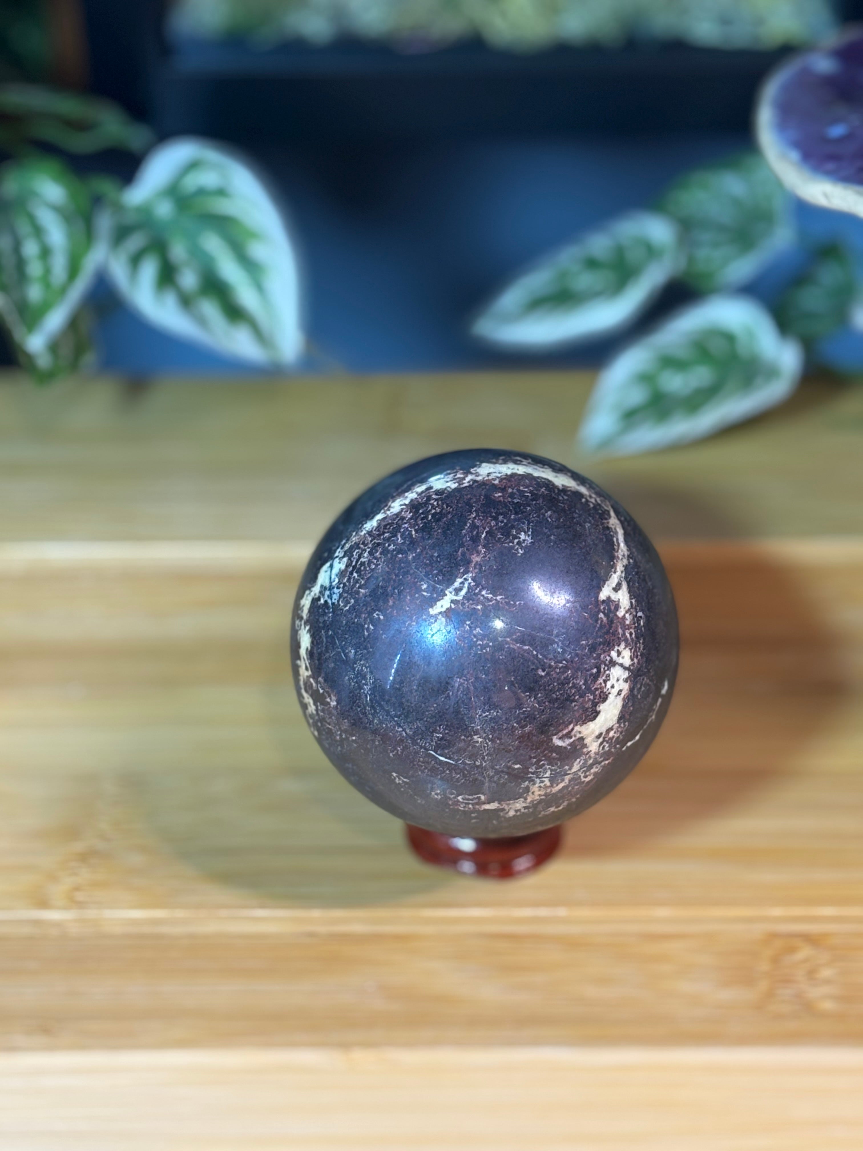 Hematite Sphere w/Inclusions