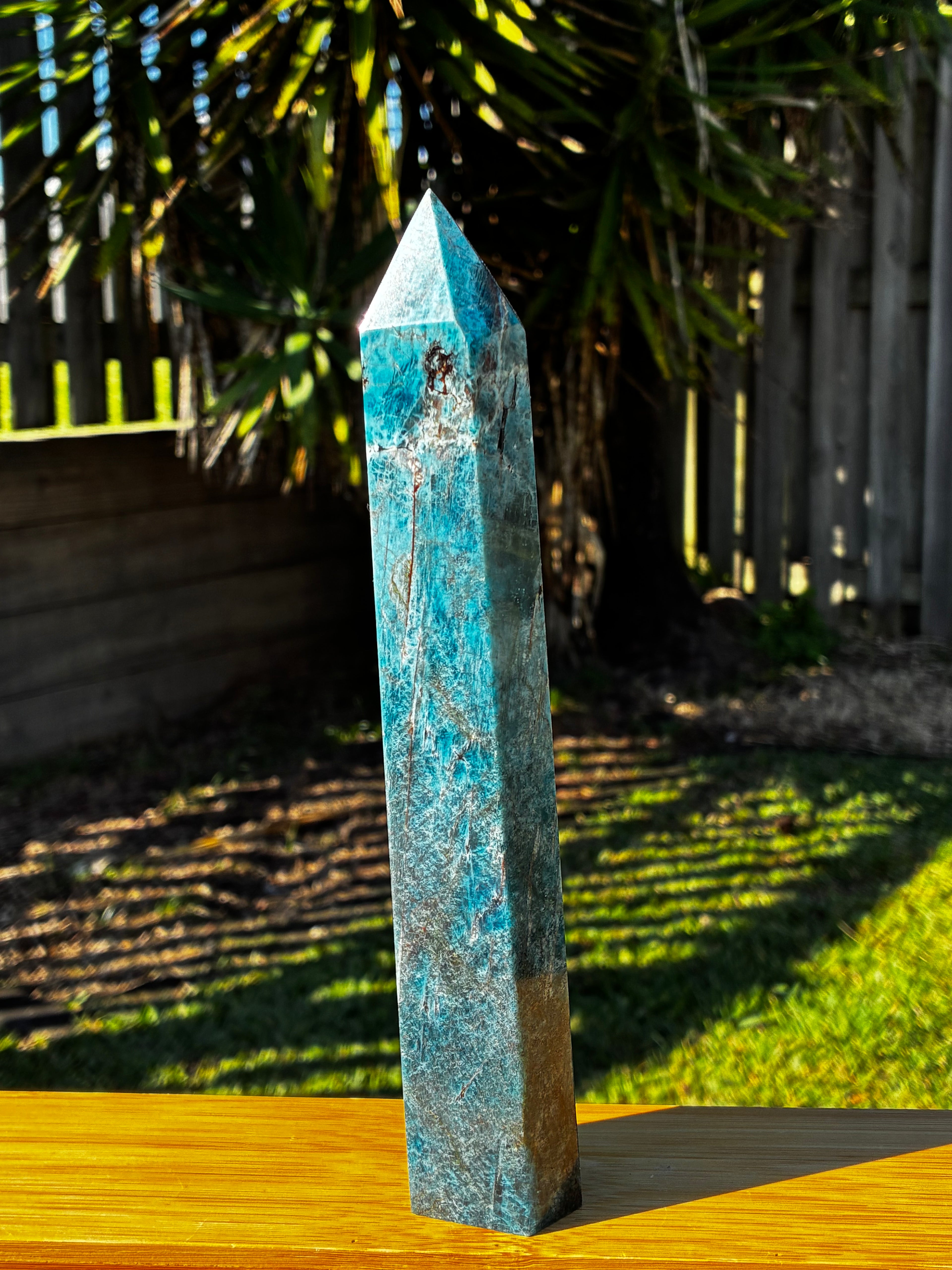Blue Apatite Tower