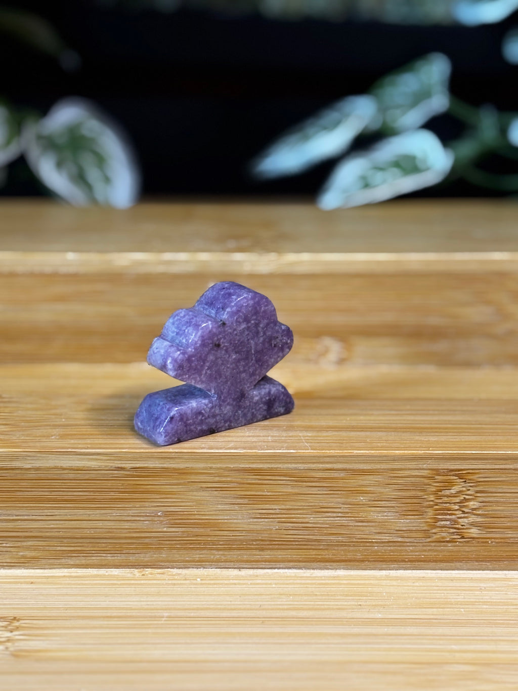 Lepidolite “Shrub/Cloud” Carving
