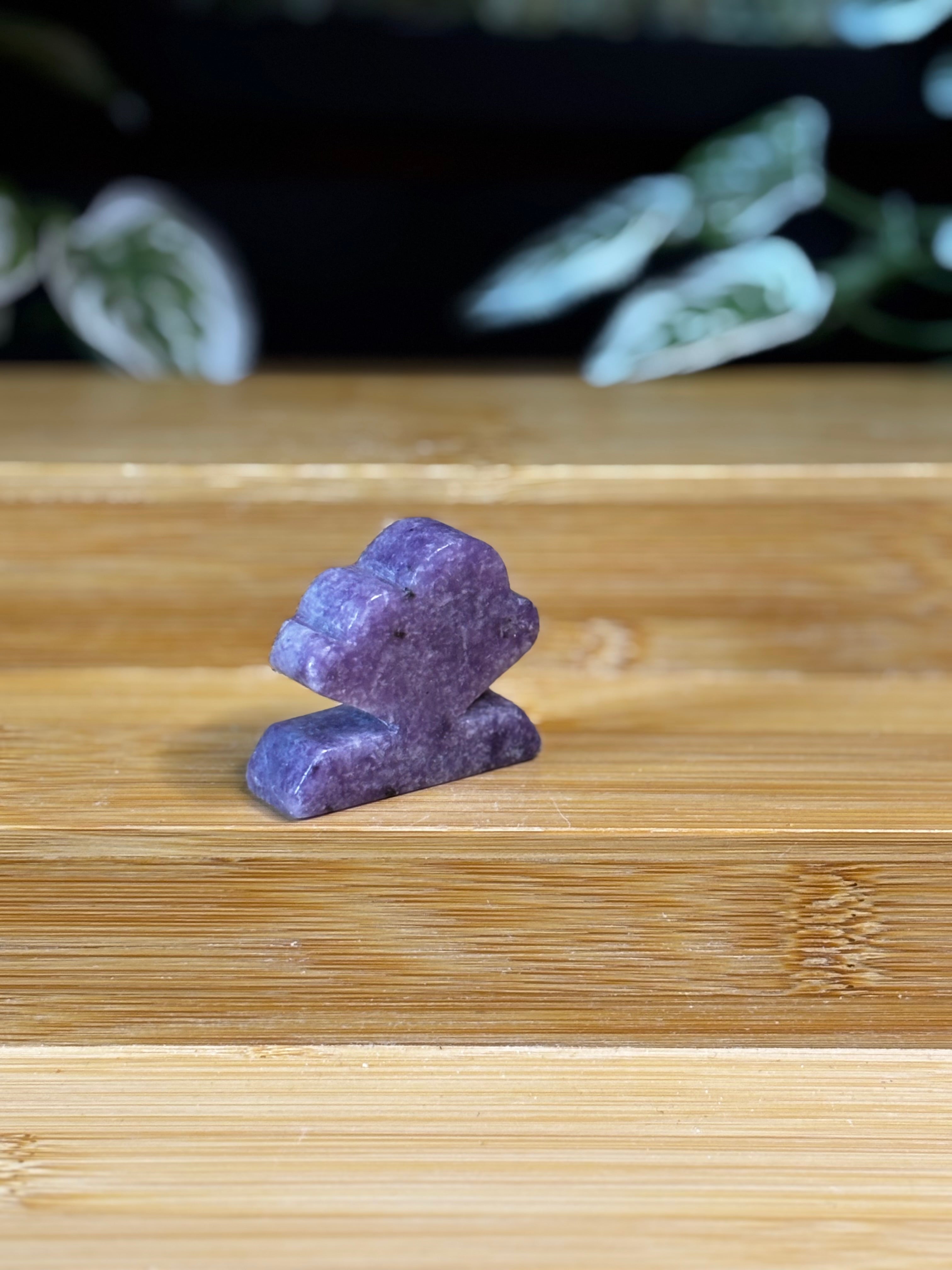 Lepidolite “Shrub/Cloud” Carving