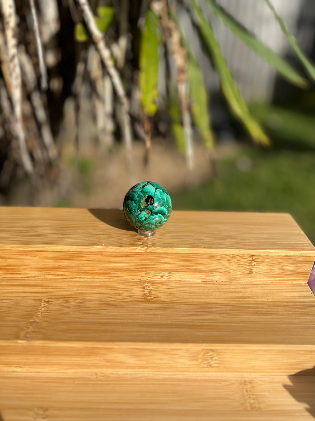 Malachite Sphere 1