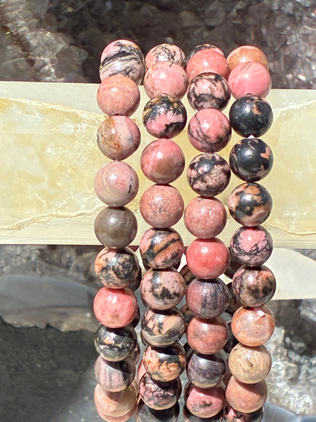8mm Rhodonite Bracelet