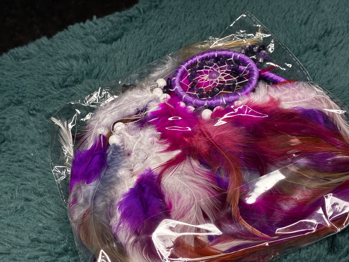 Amethyst Three Tier Dreamcatcher