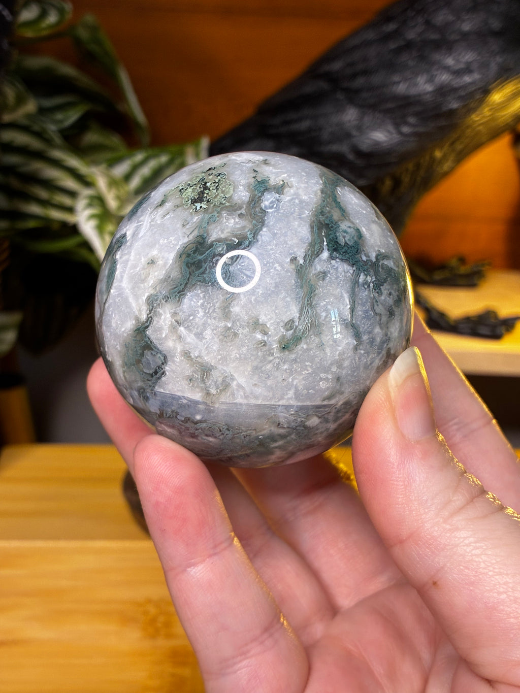 Moss Agate Sphere