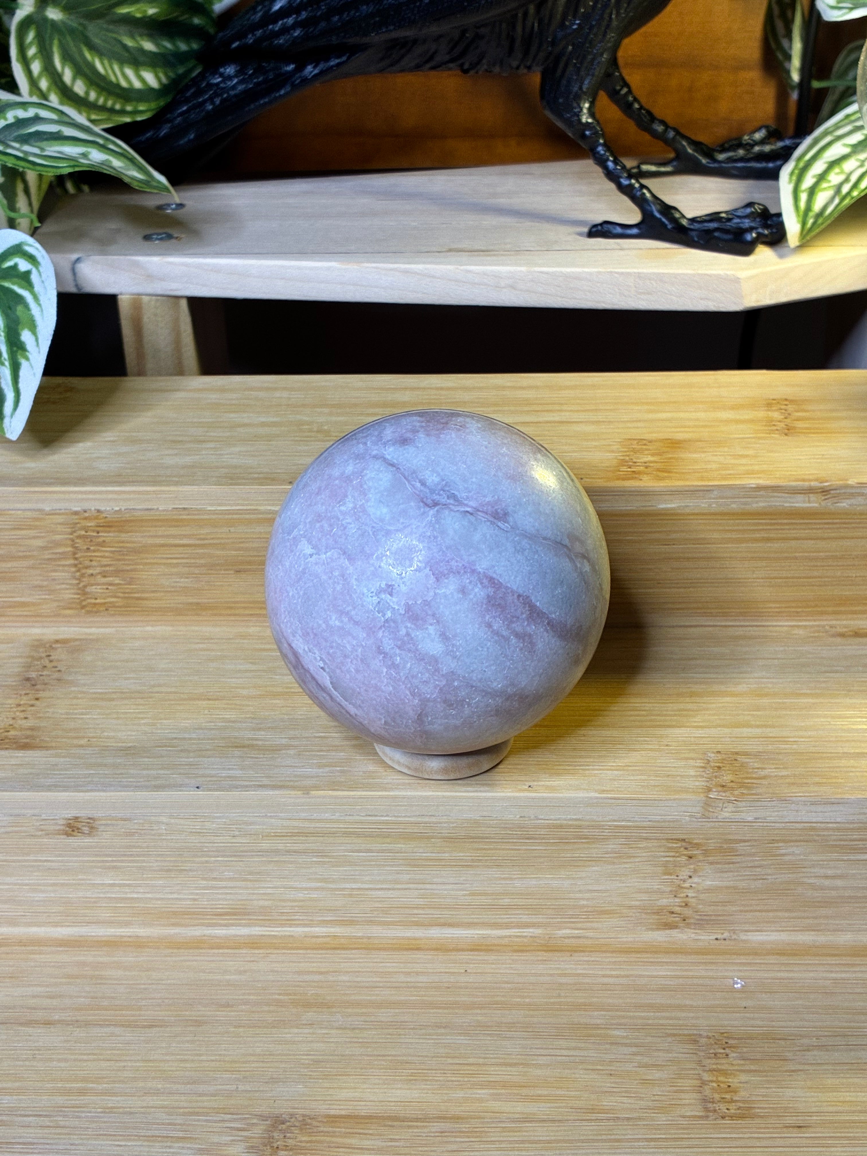 Pink Opal Sphere 2
