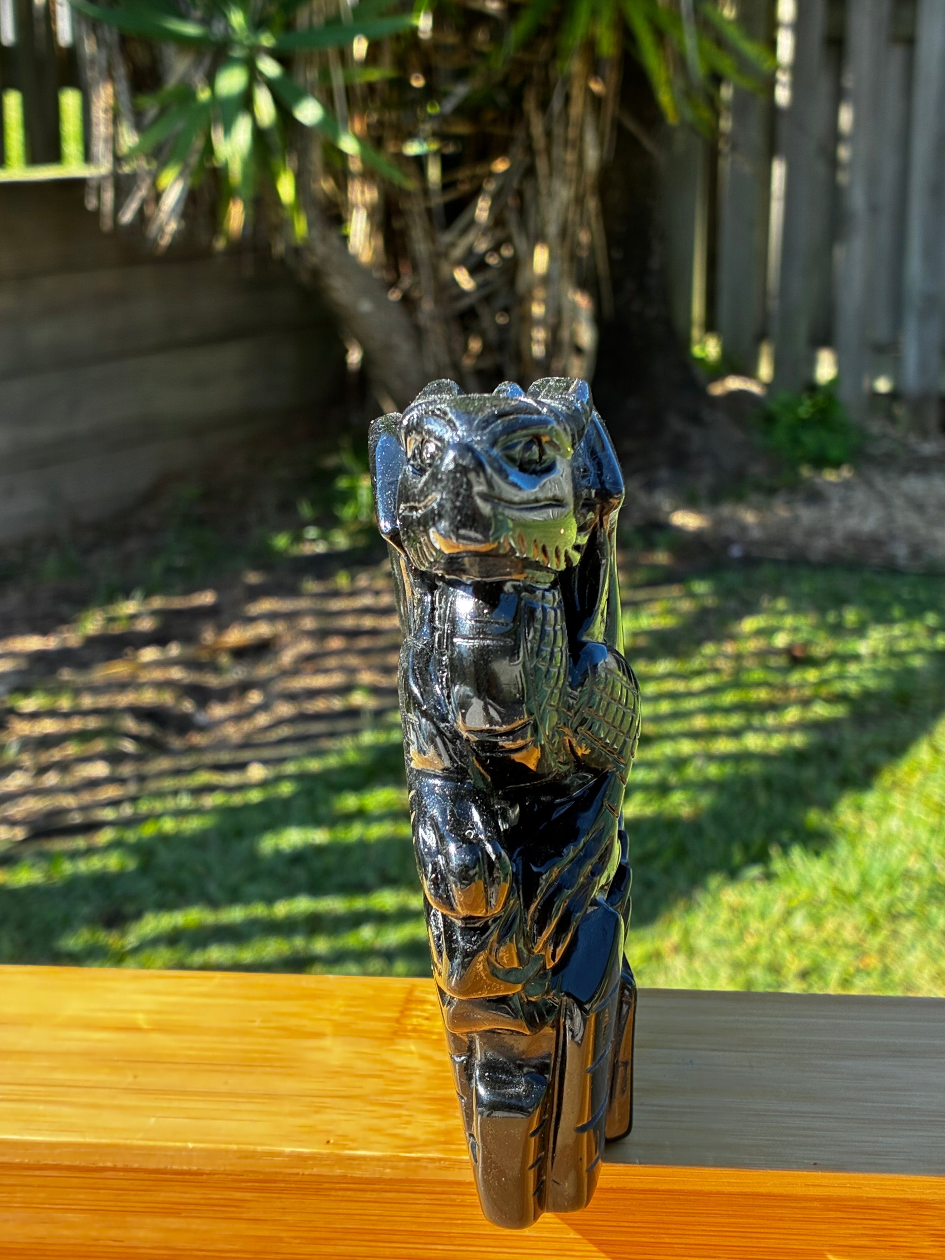 Gold Sheen Obsidian Dragon