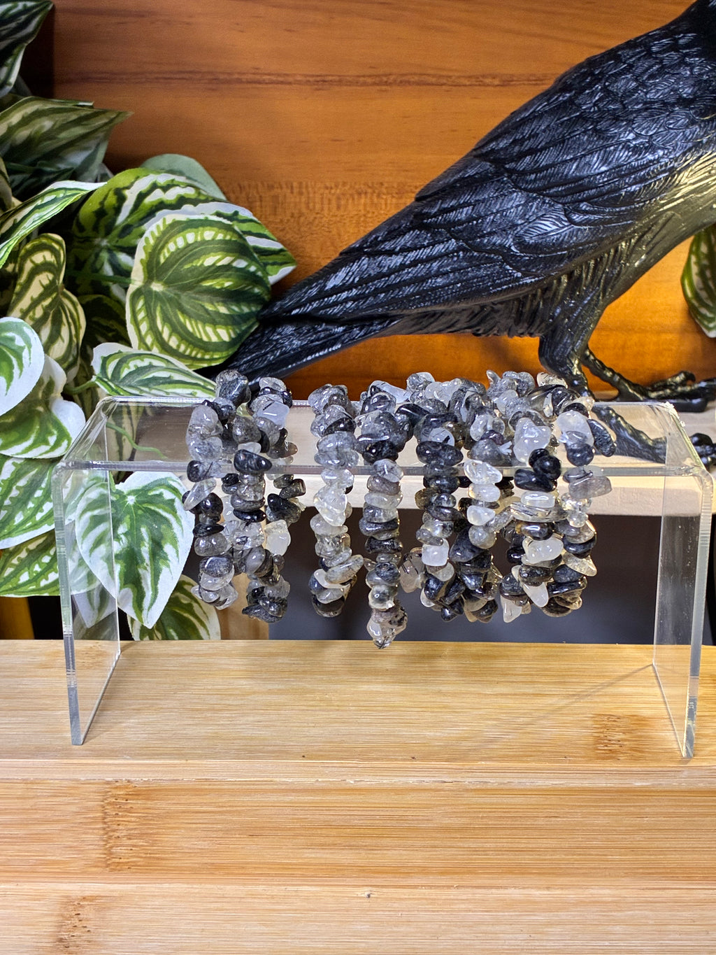Black Tourmaline Chip Bracelets