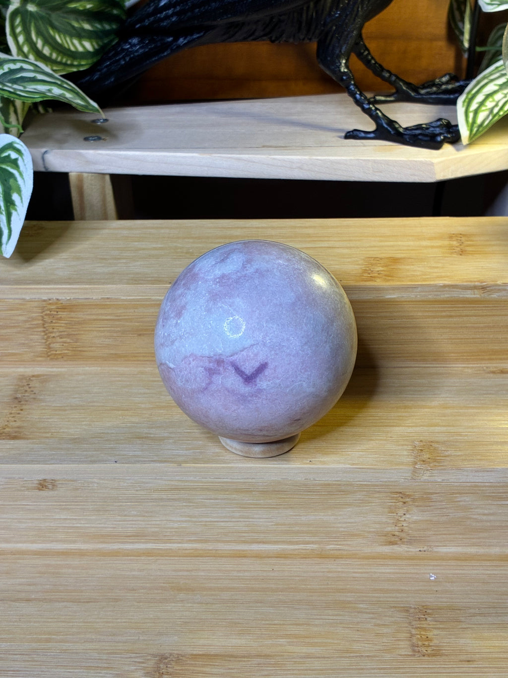 Pink Opal Sphere 2
