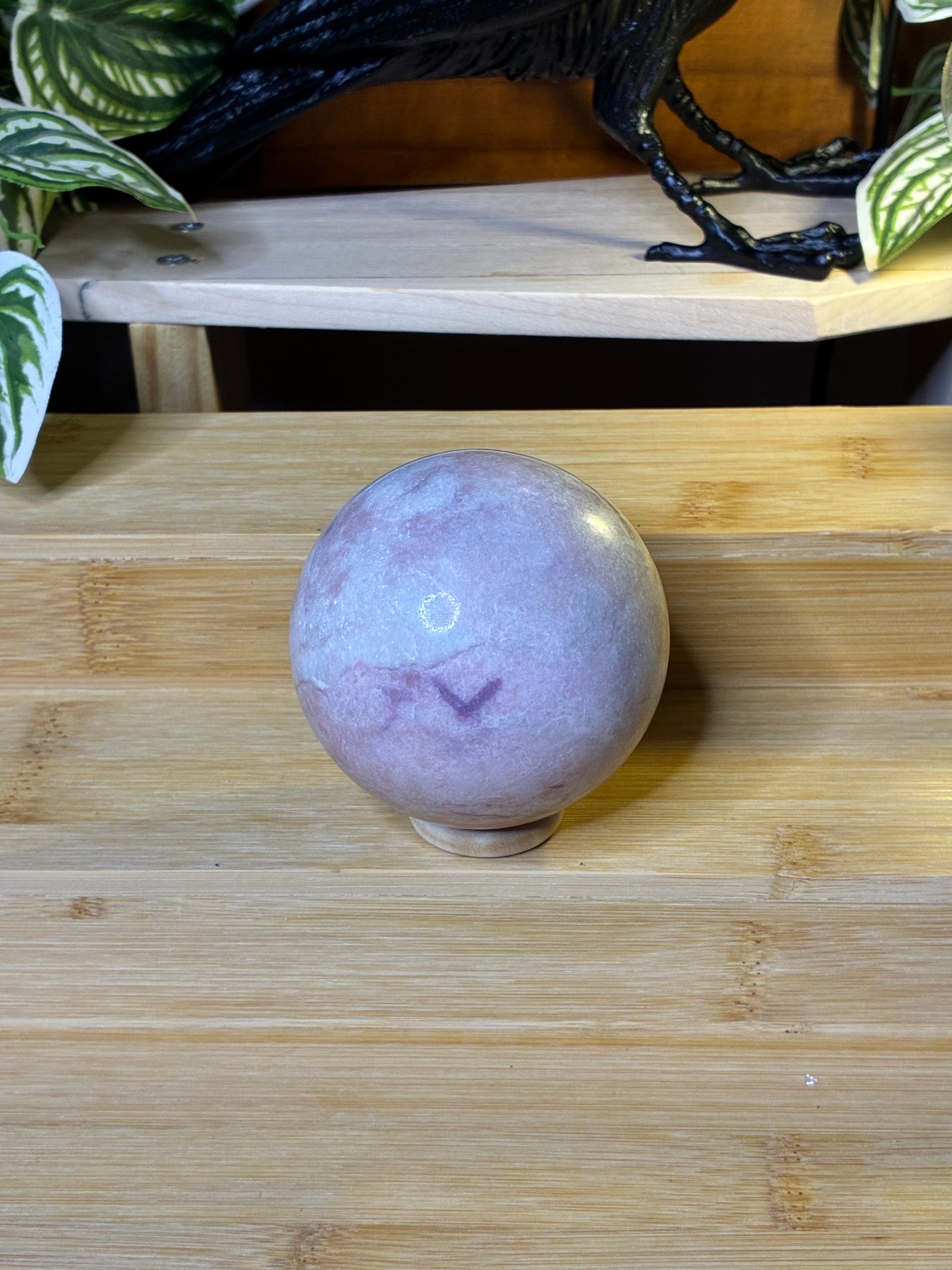 Pink Opal Sphere 2