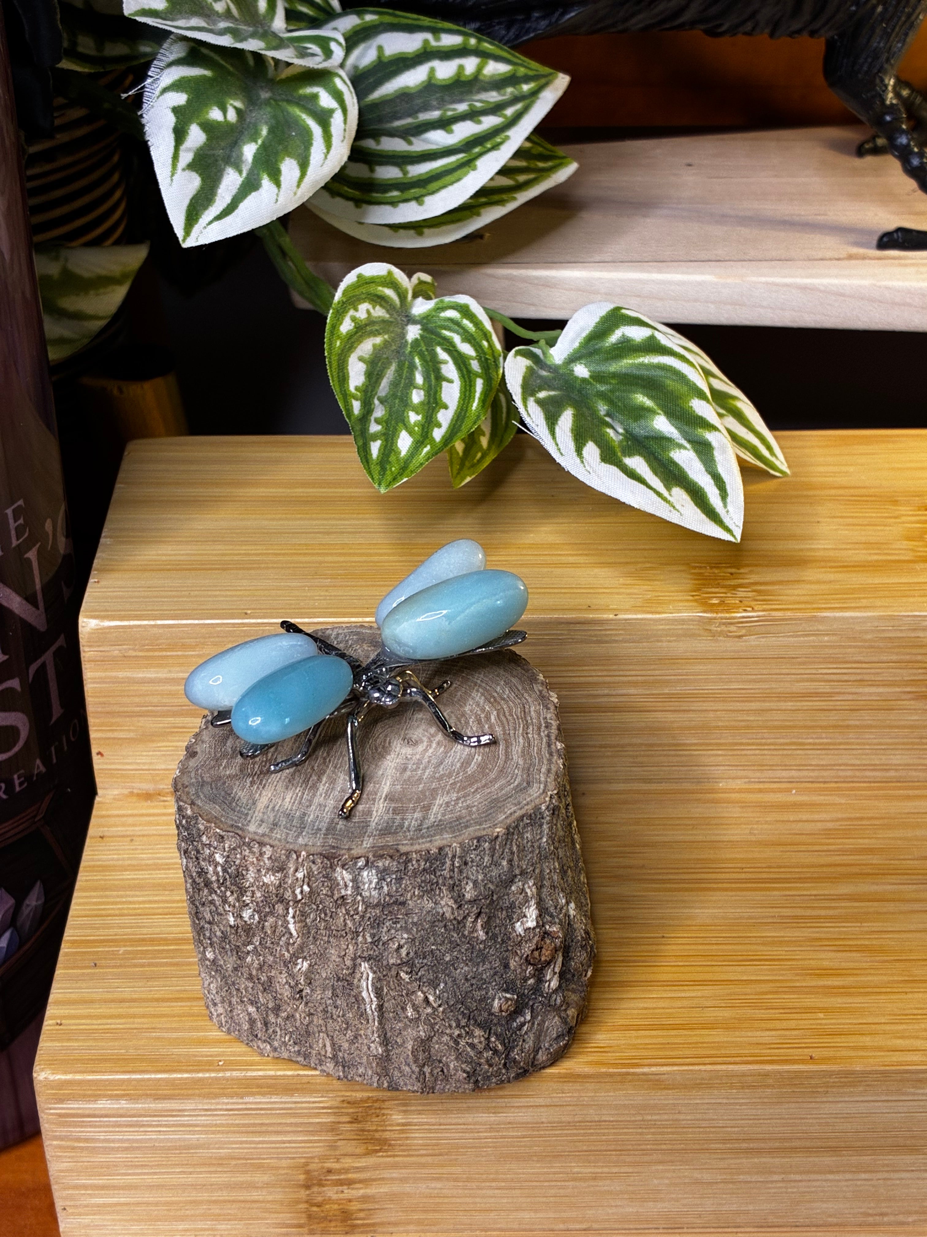 Blue Aragonite Dragonfly 2