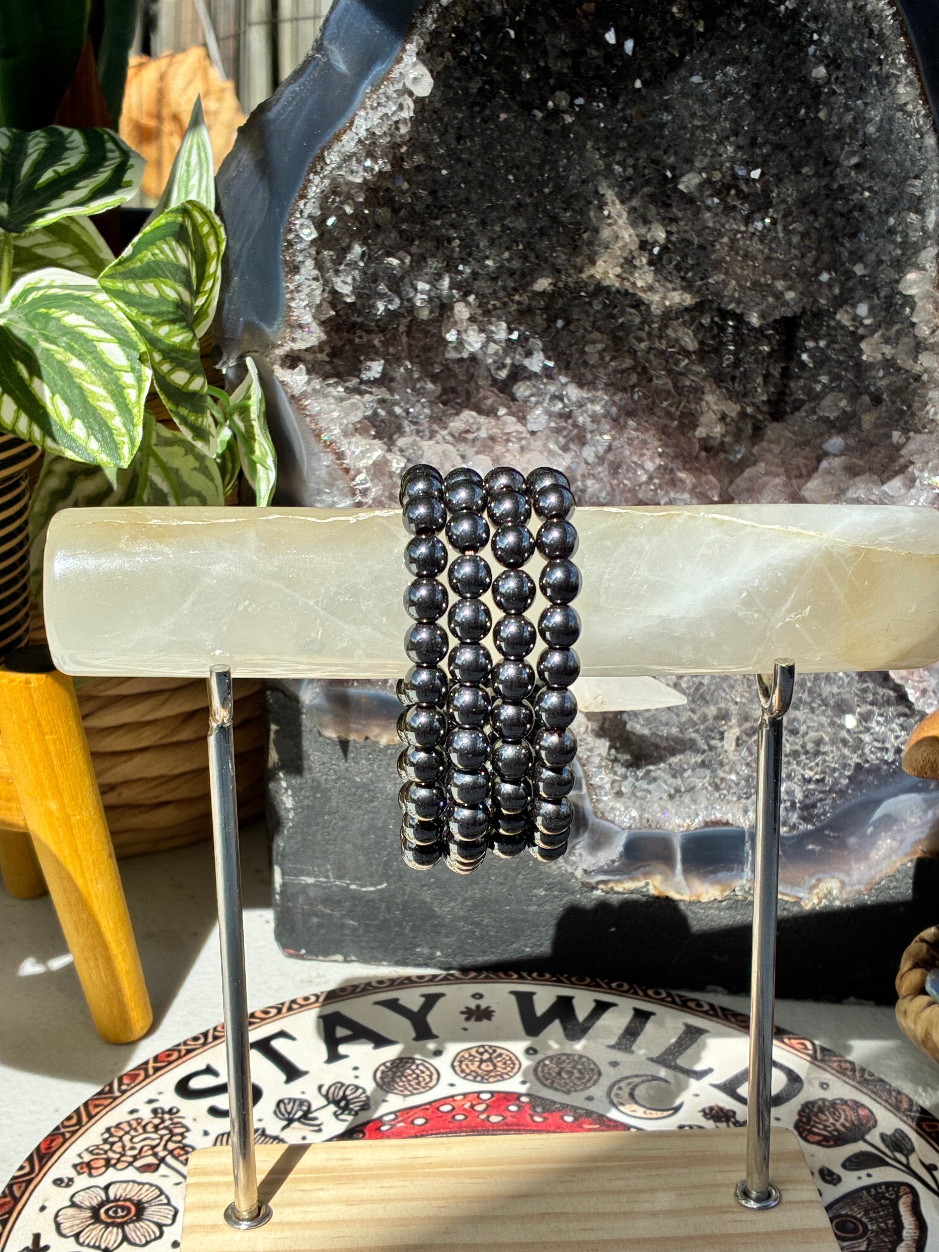 8mm Hematite Bracelet
