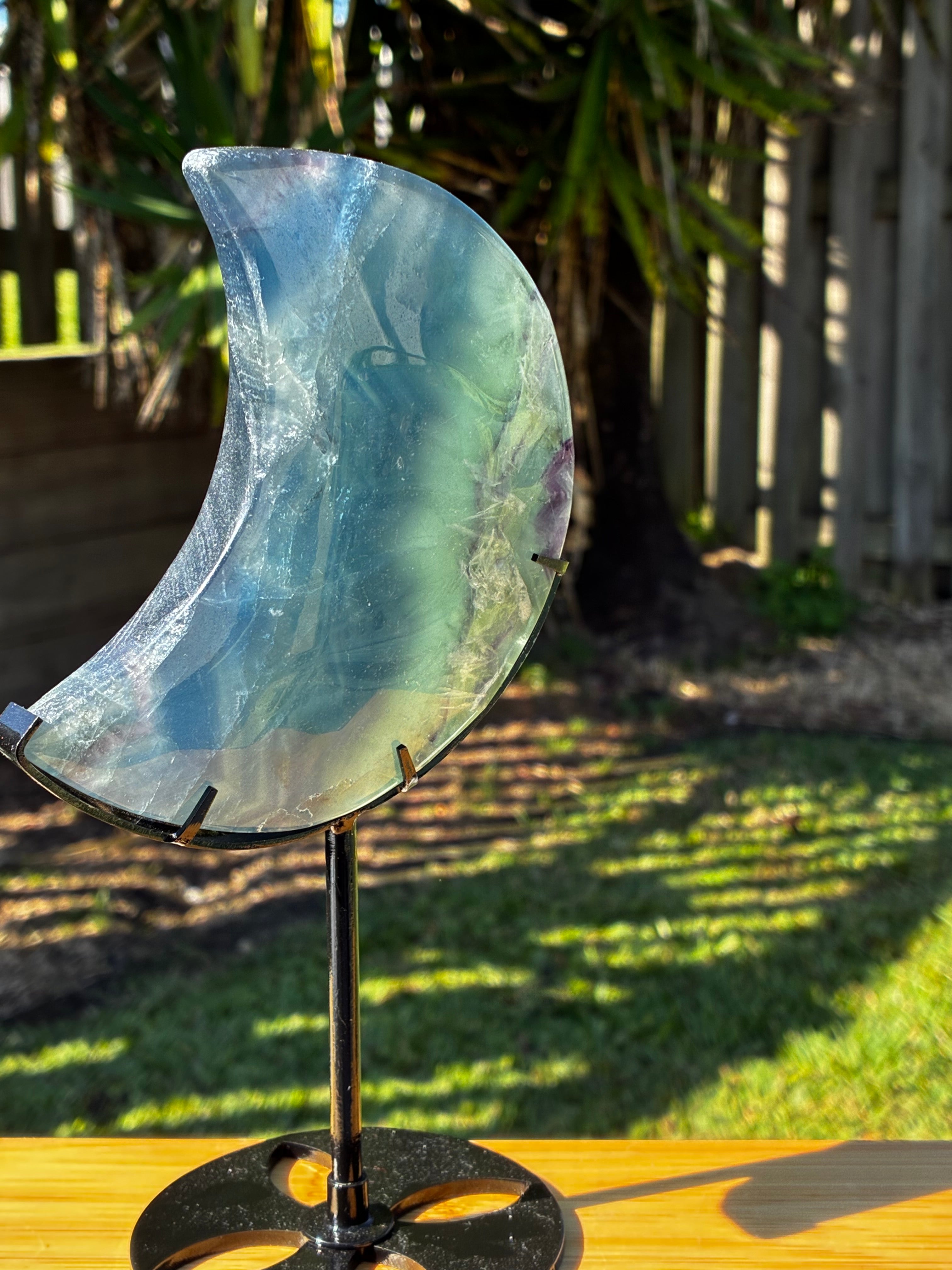 Blue Fluorite Moon