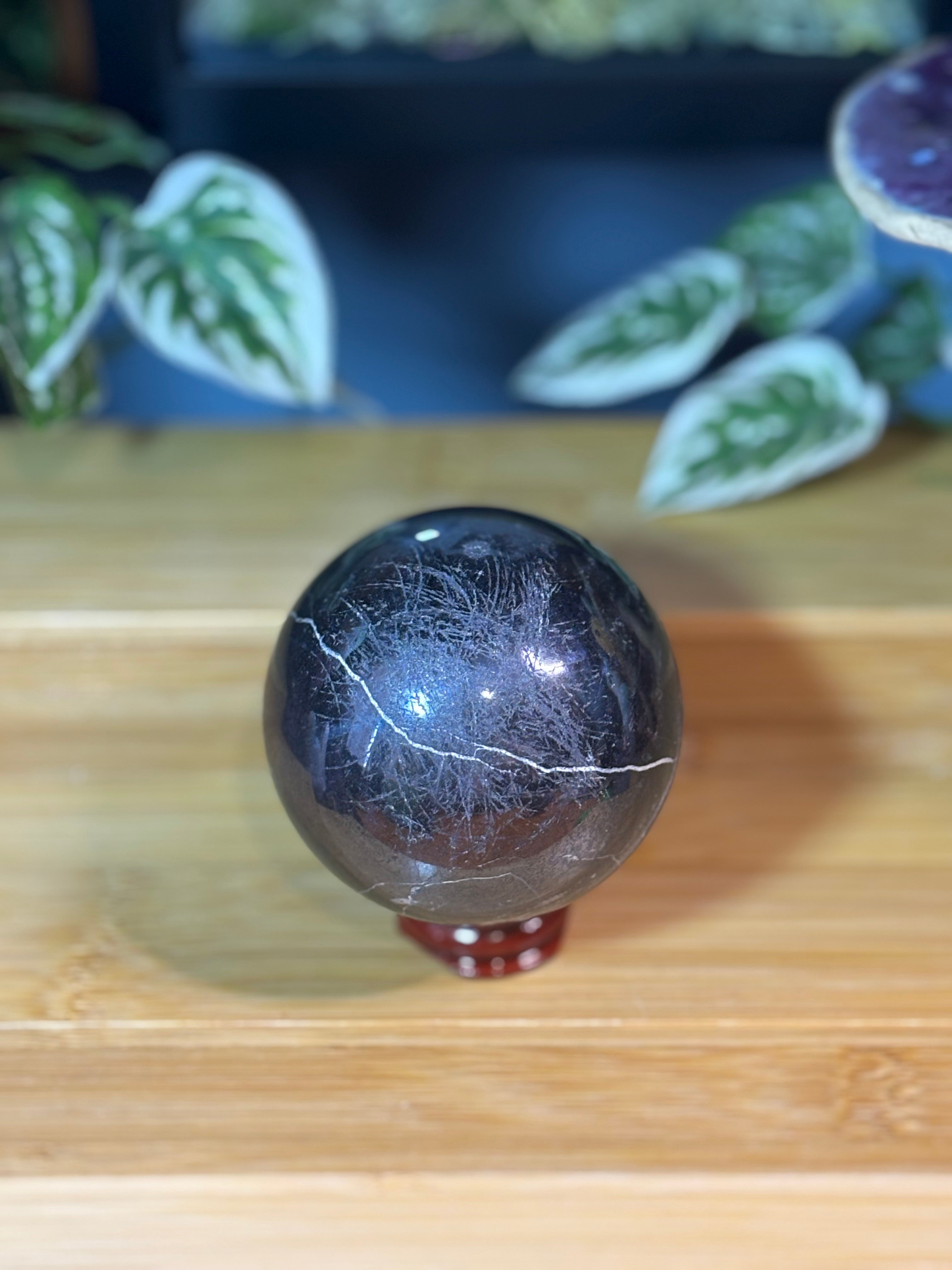 Hematite Sphere w/Inclusions 2