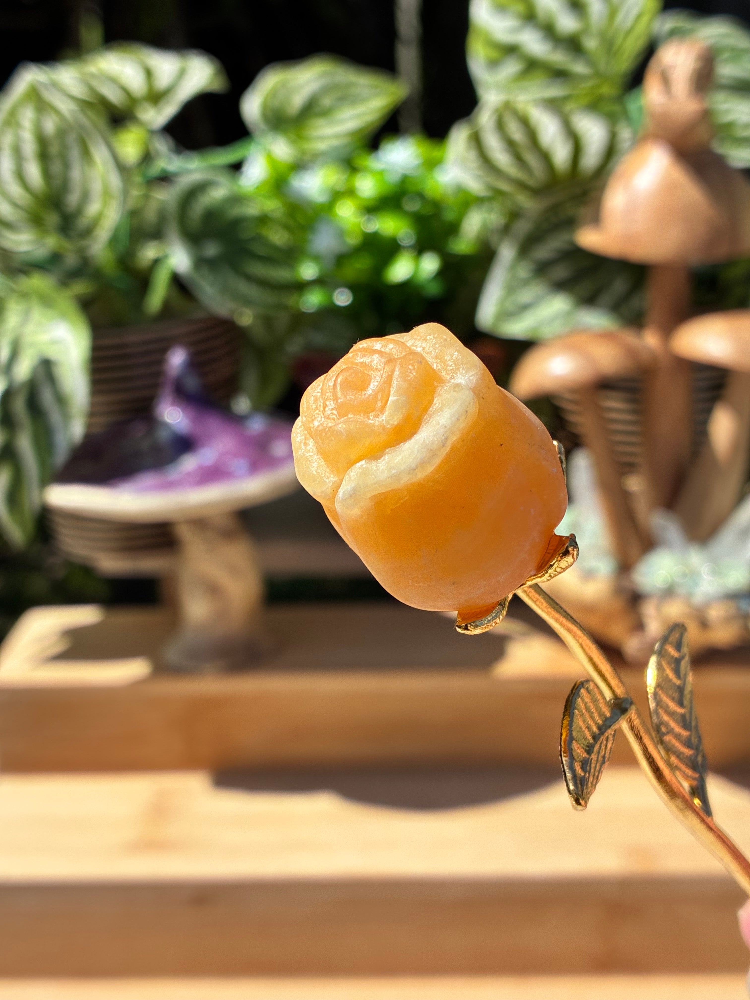 Orange Calcite Rose