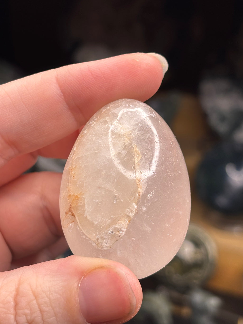 Clear Quartz Eggs