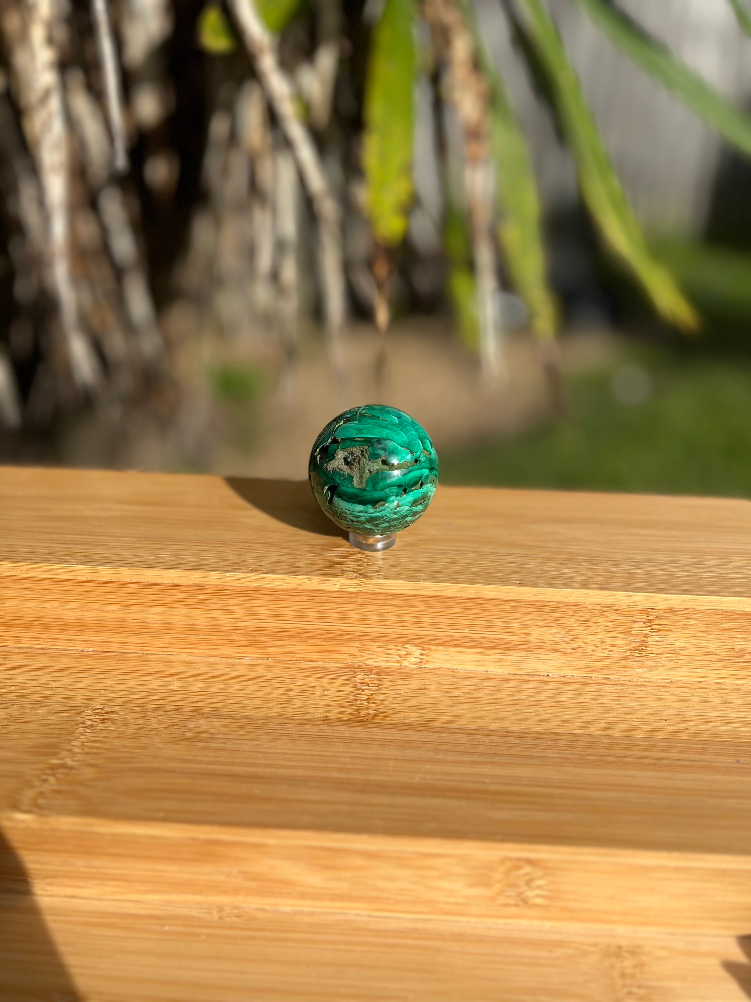 Malachite Sphere 1