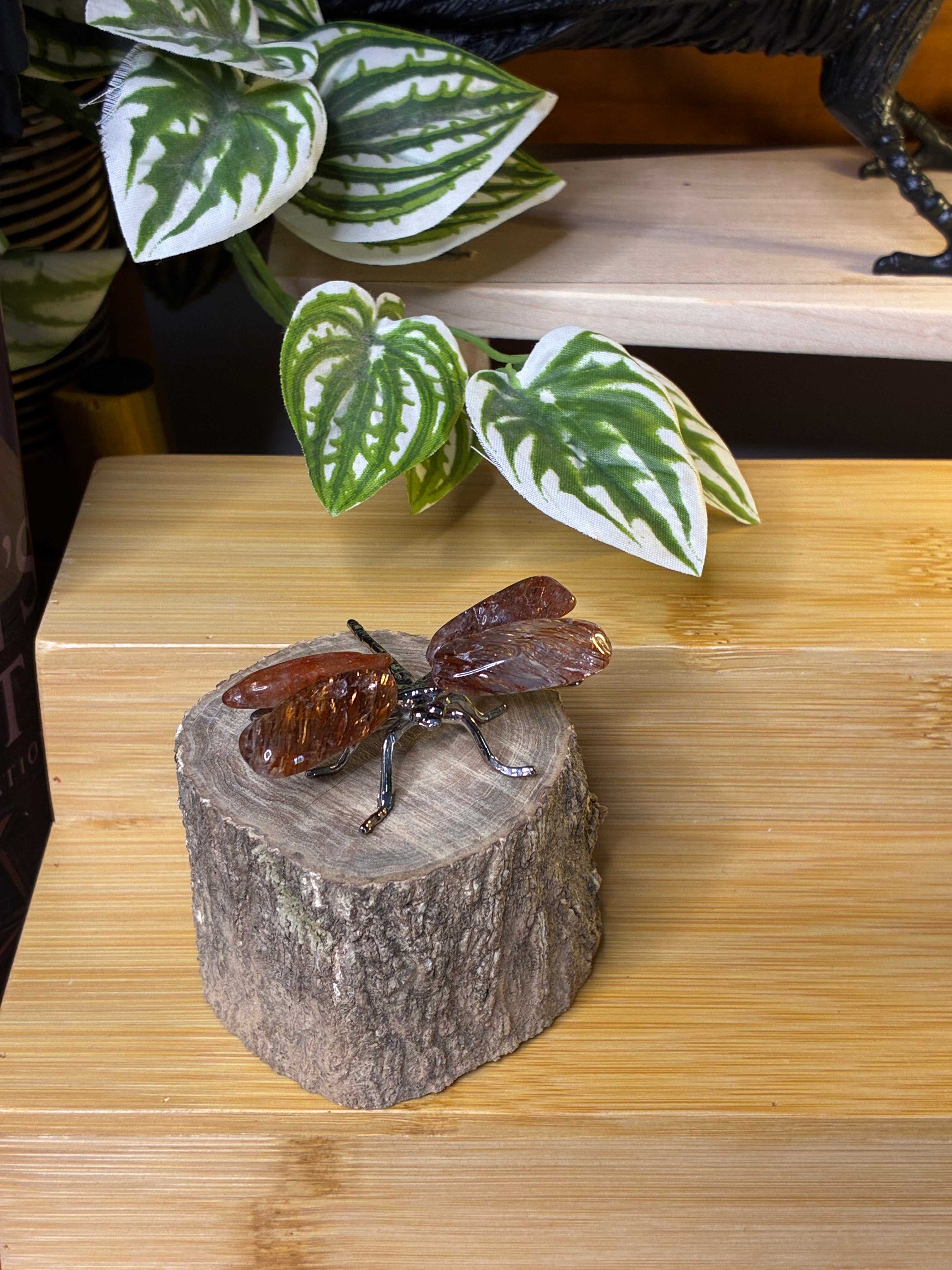 Copper Rutile Dragonfly