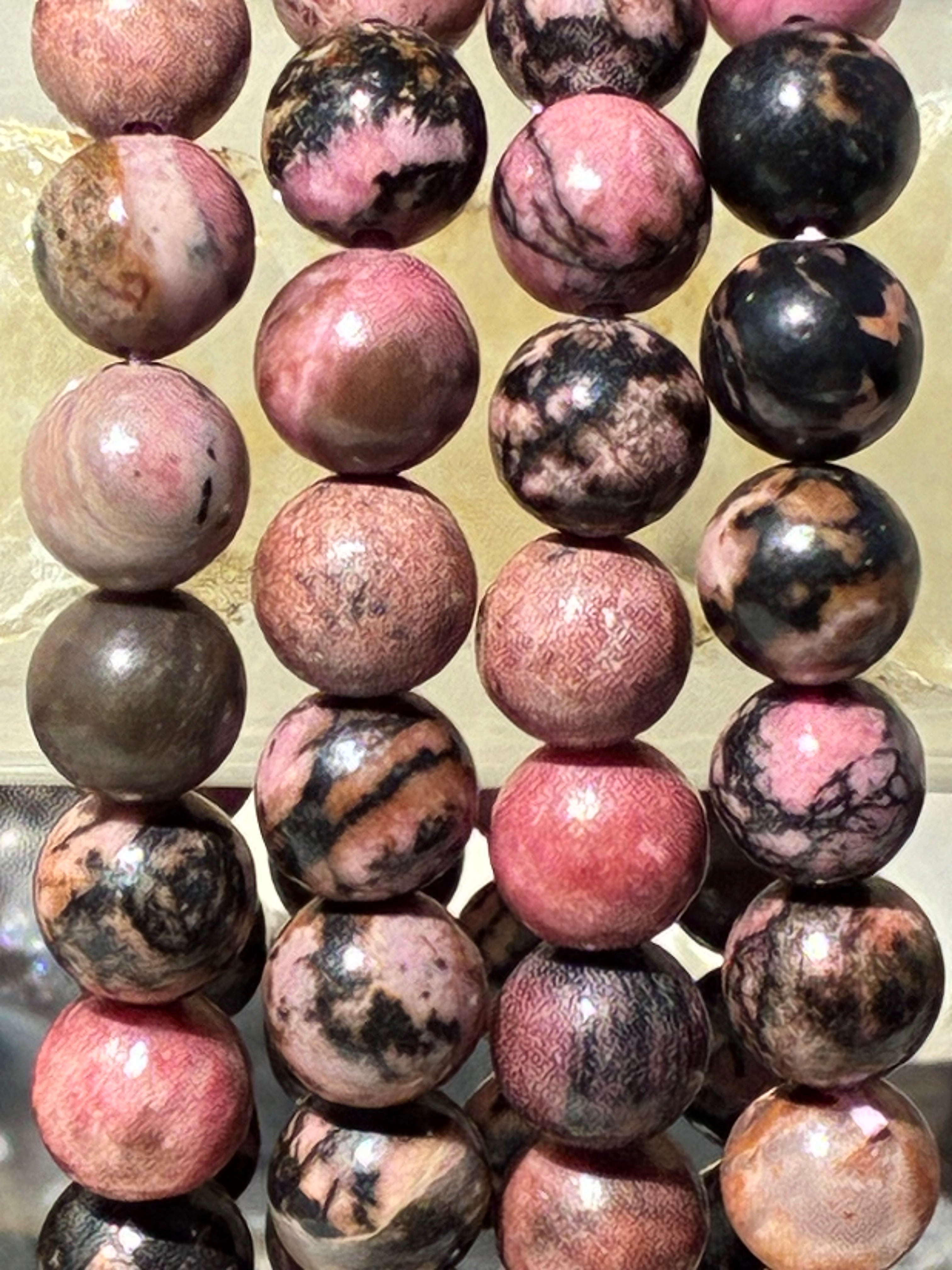 8mm Rhodonite Bracelet