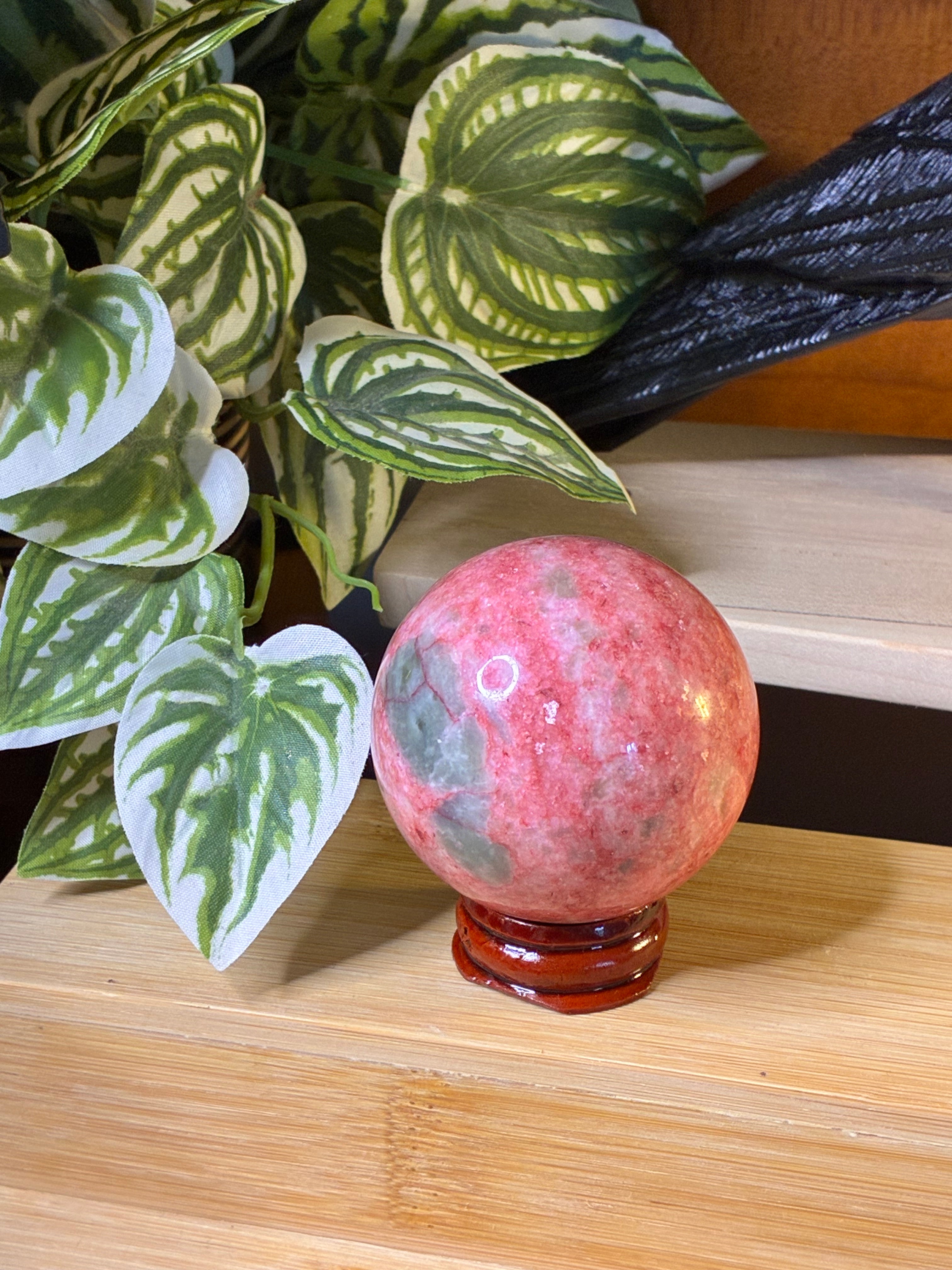 Thulite Sphere