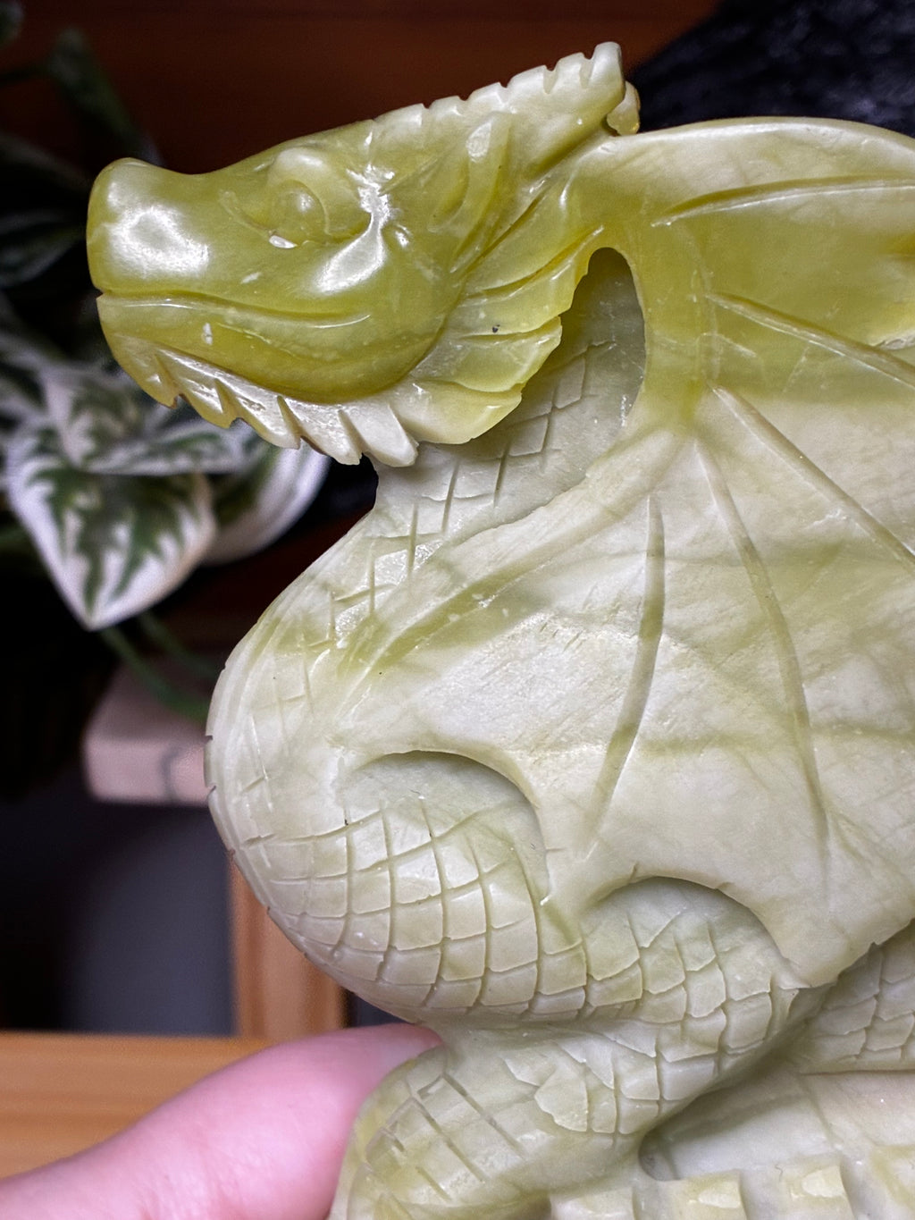 New Jade Dragon Carving