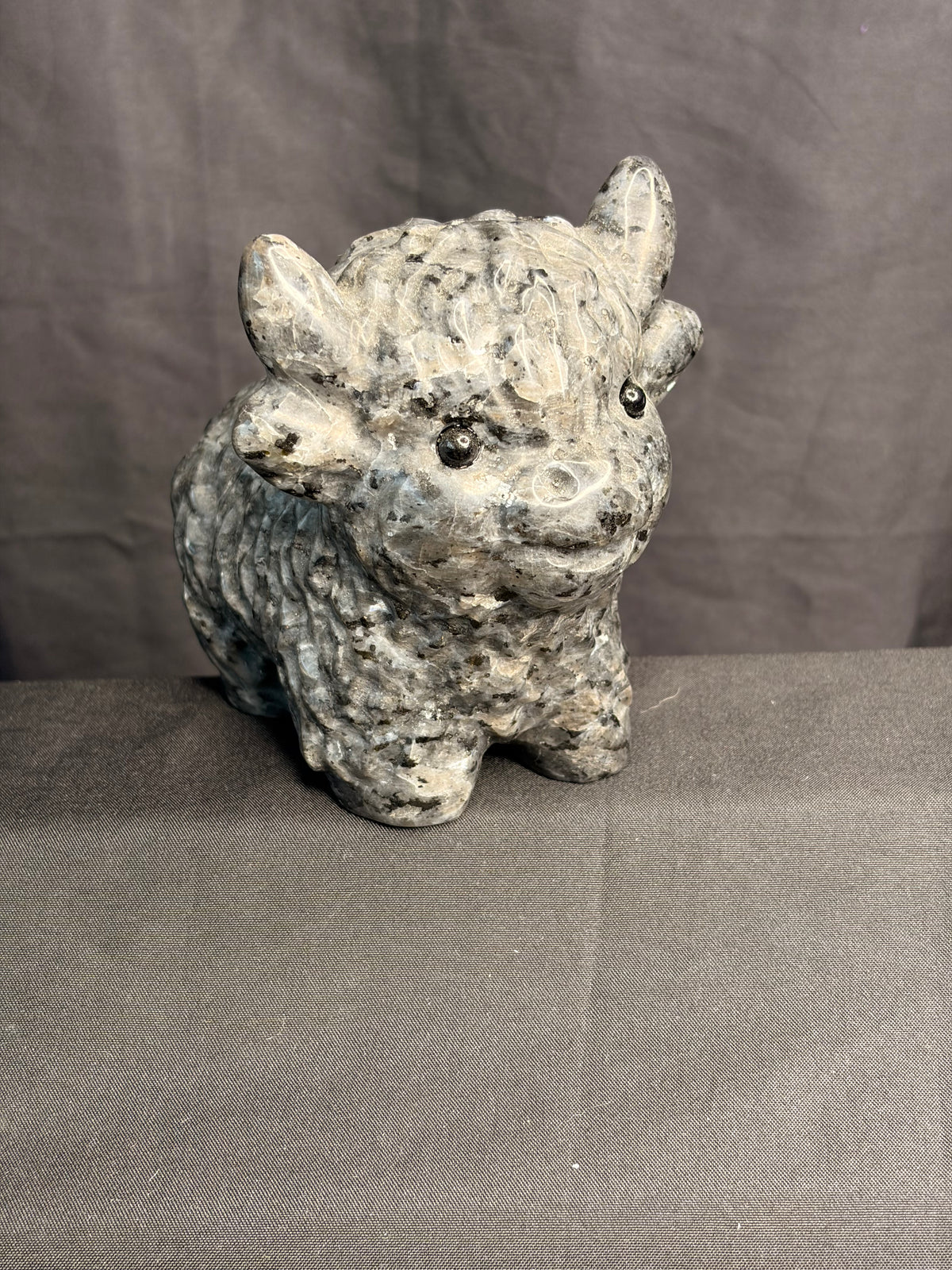 Larvikite Highland Cow