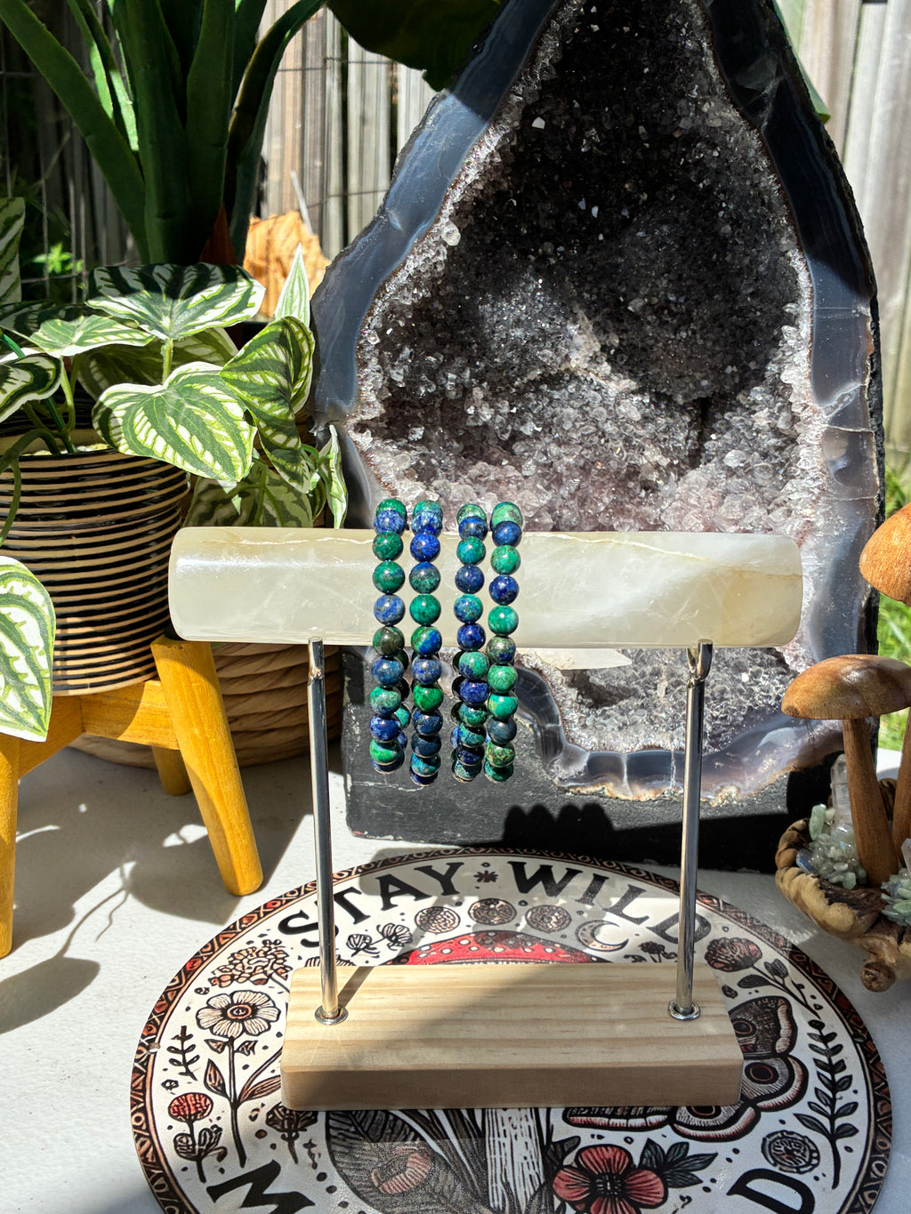 8mm Azurite Malachite