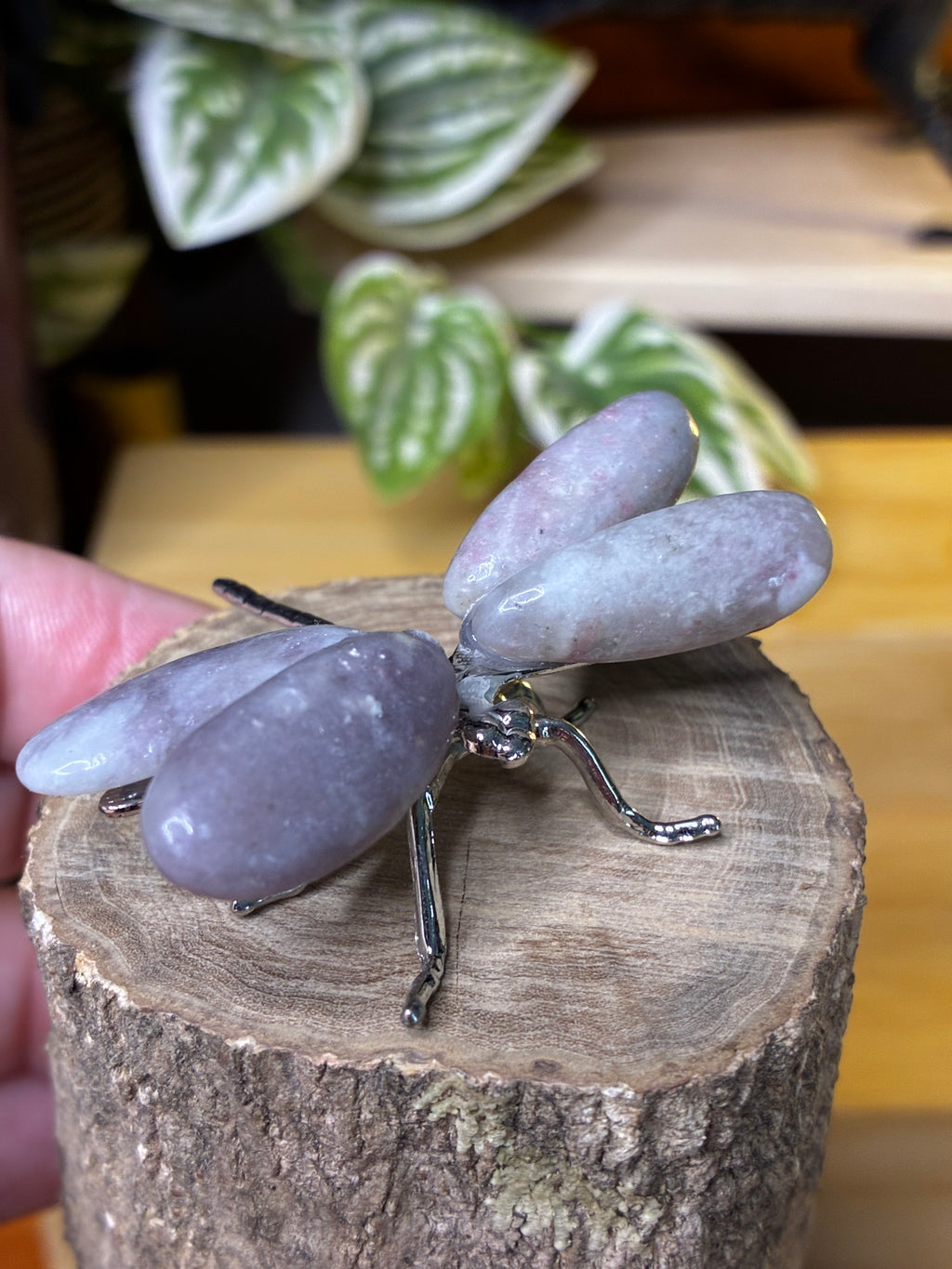 Lepidolite Dragonfly