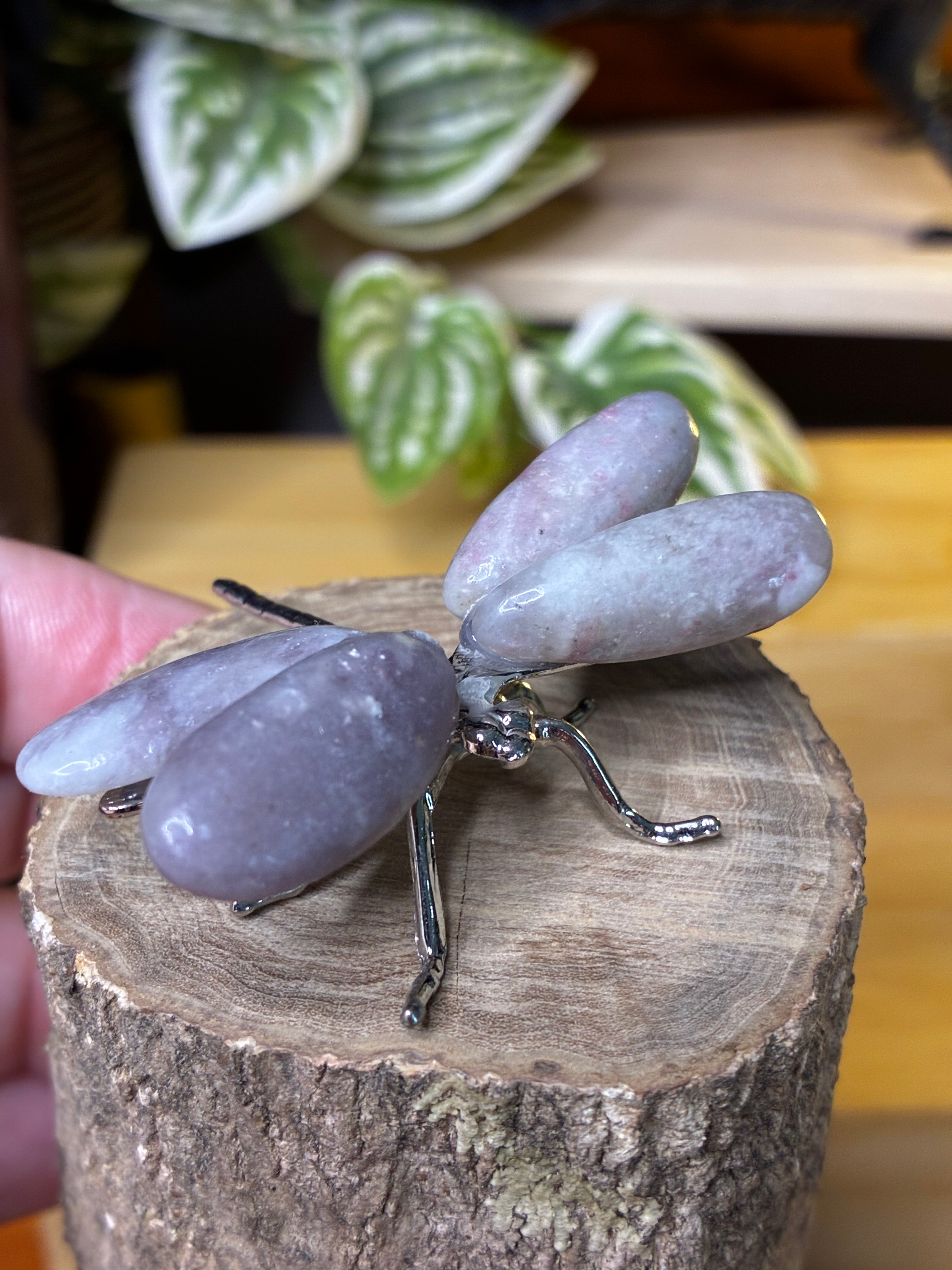 Lepidolite Dragonfly