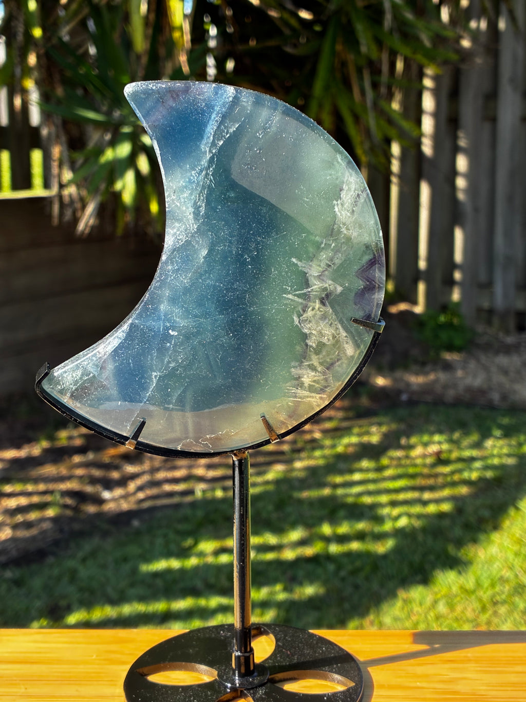 Blue Fluorite Moon