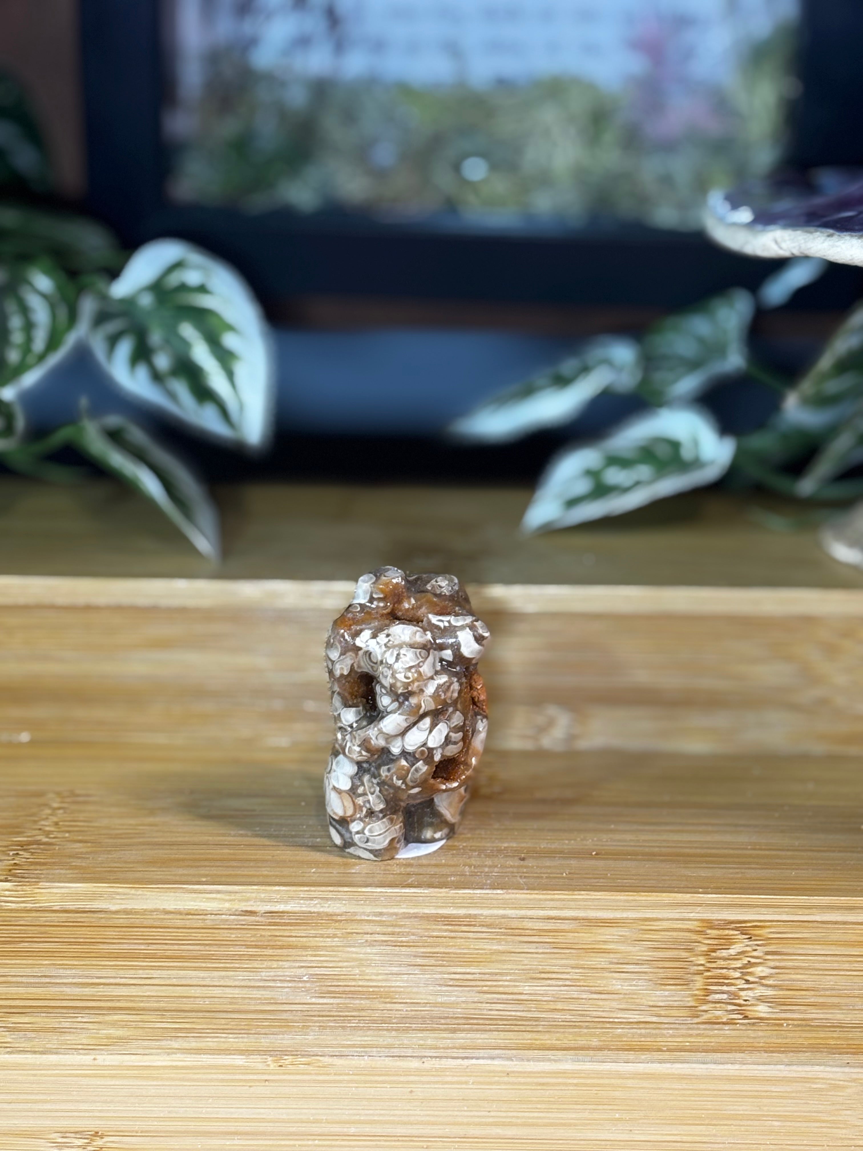 Amber Calcite Fertility Goddess Body