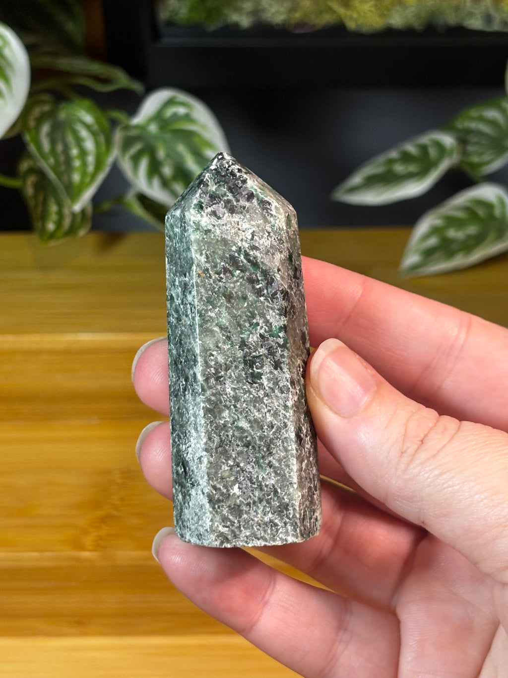 Green Kyanite Point 2