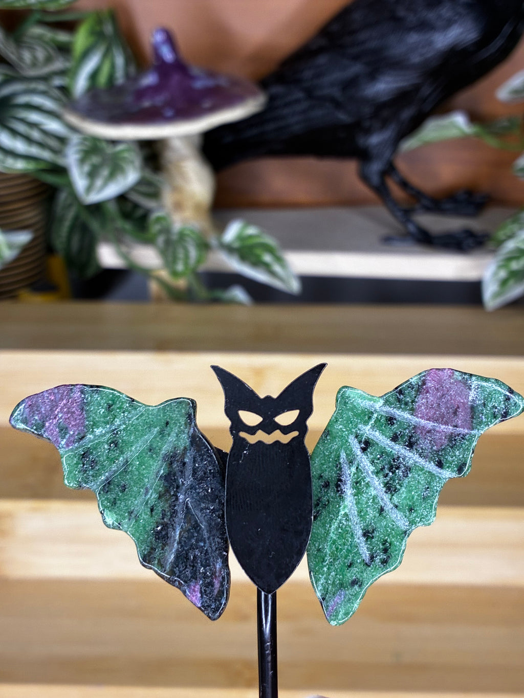 Ruby Zoisite Bat Wings