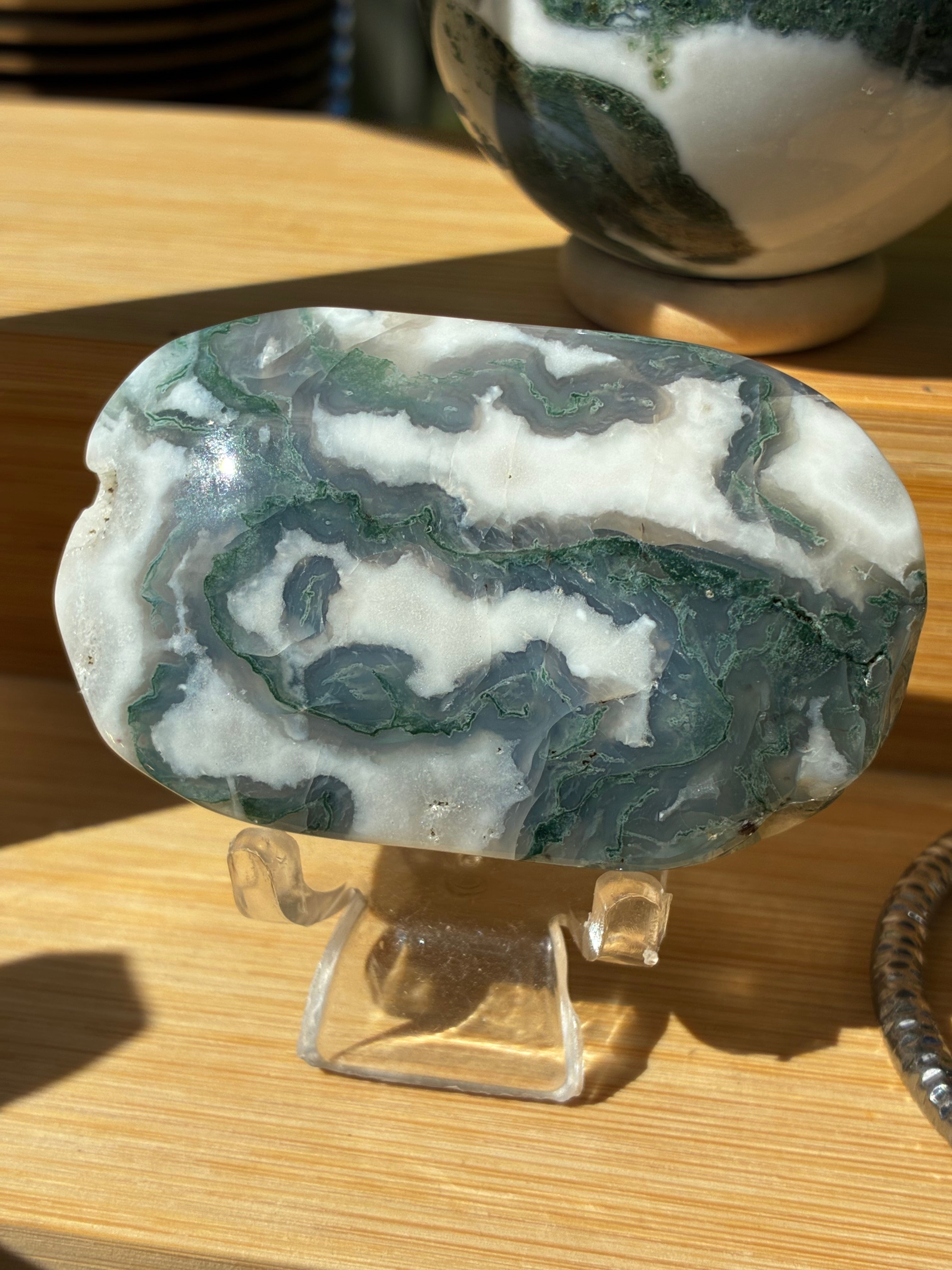 Moss Agate Grounding Pack