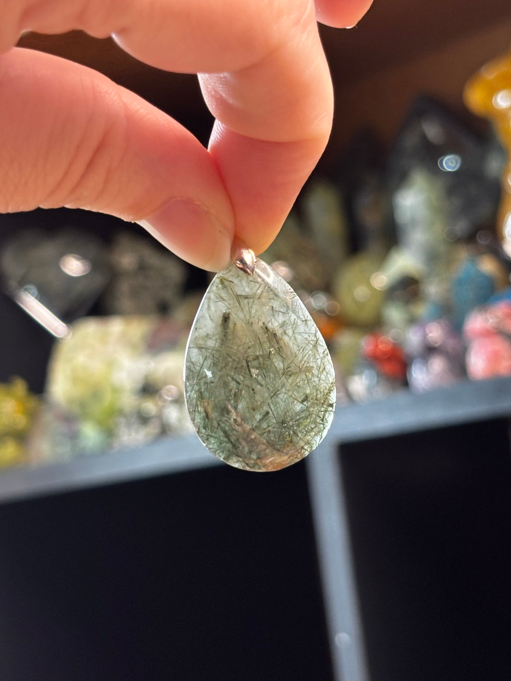 Green Rutile Pendant 9