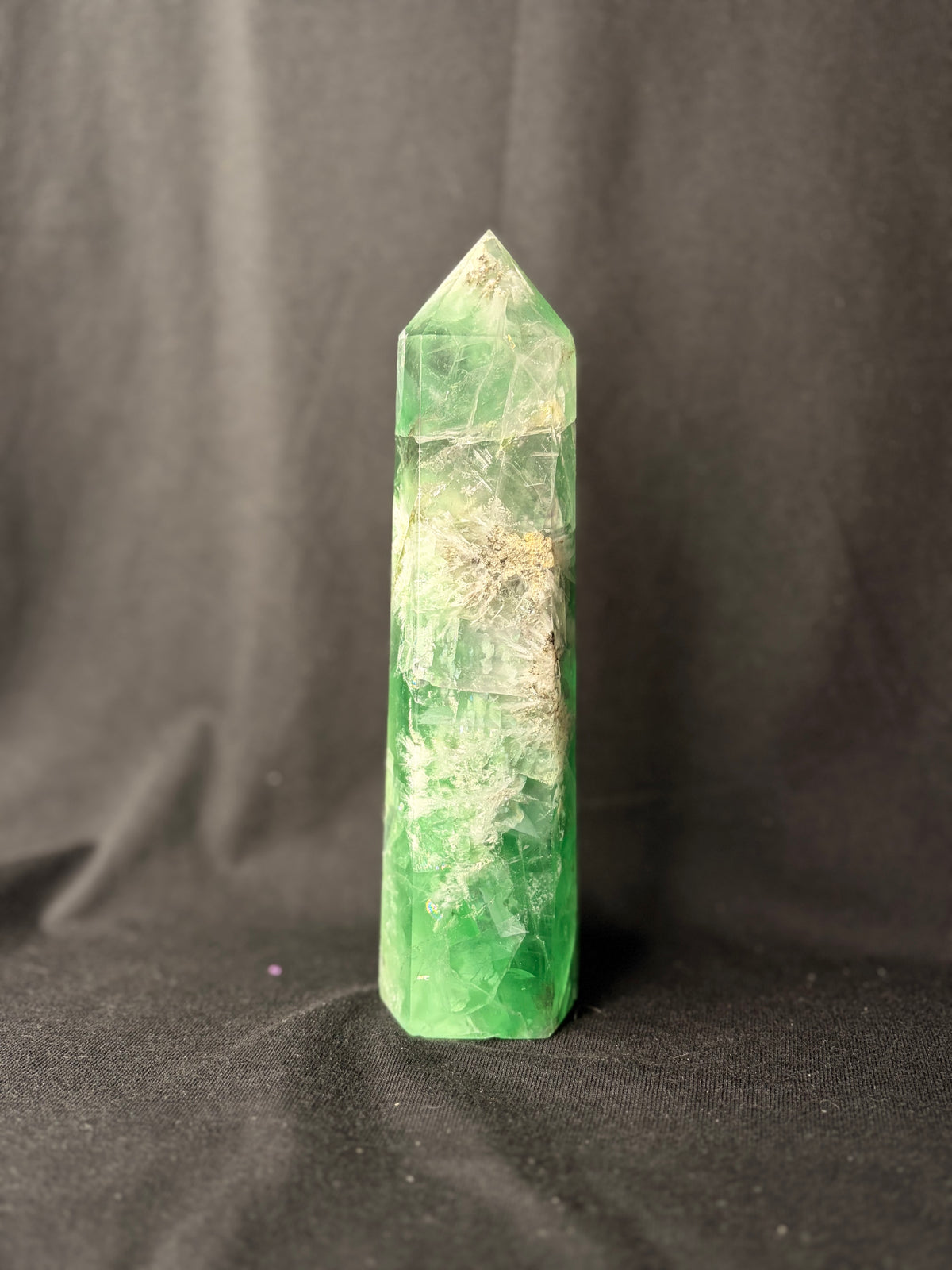Feathered Fluorite Tower