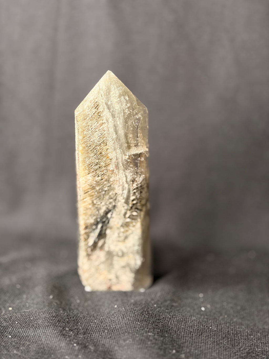 **DAMAGED**Thousand Layer Garden Quartz Point
