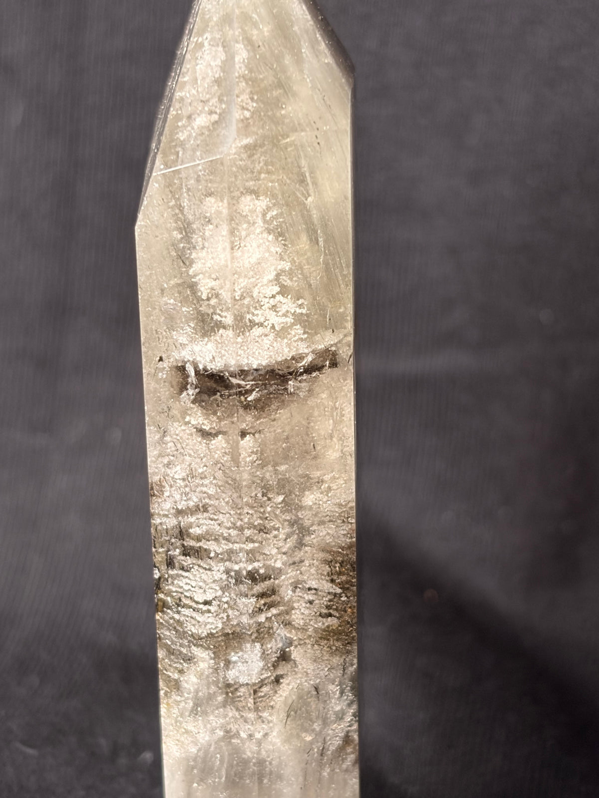 **DAMAGED**Thousand Layer Garden Quartz Point