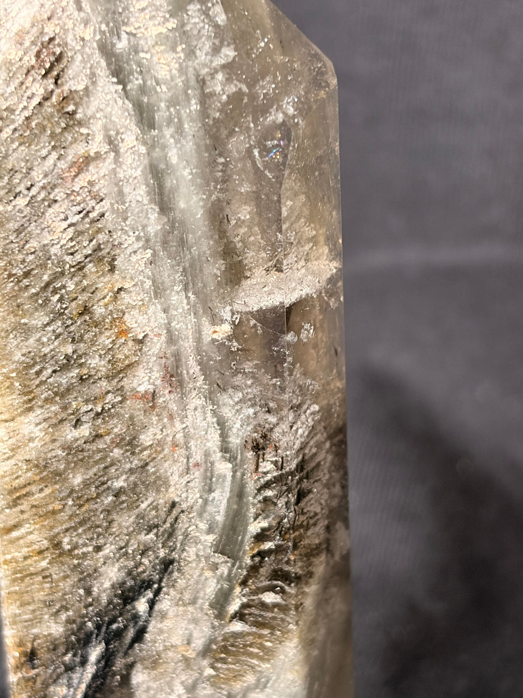 **DAMAGED**Thousand Layer Garden Quartz Point