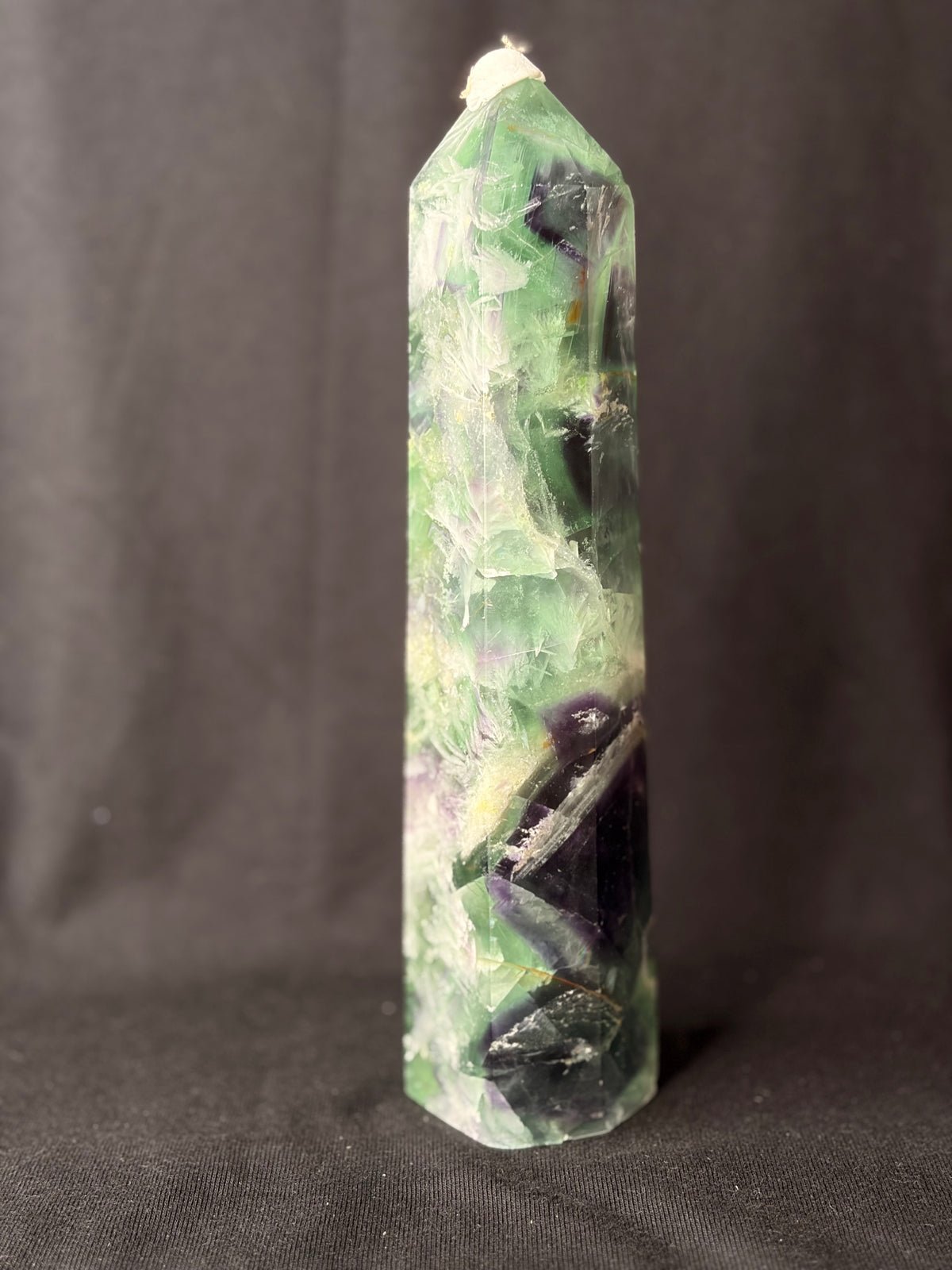 Rainbow Feather Fluorite Tower