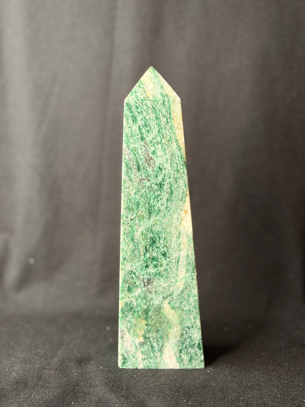Green Kyanite Obelisk