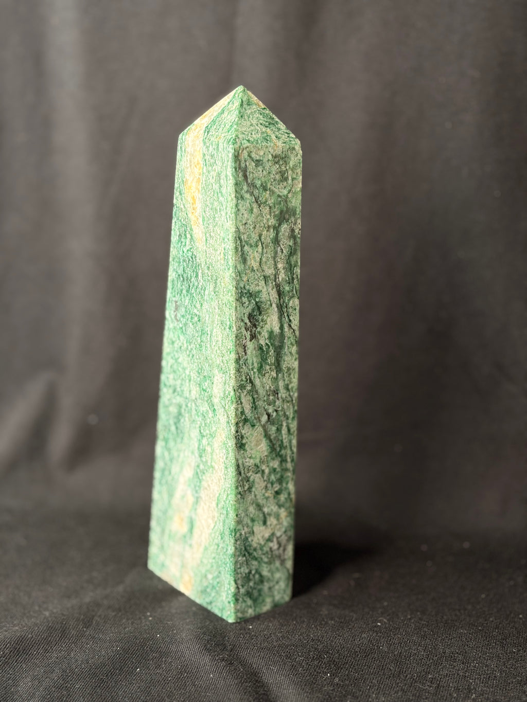 Green Kyanite Obelisk