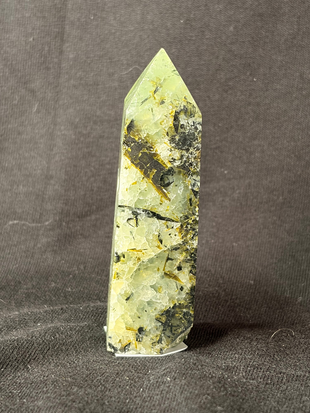Half Raw Prehnite Point