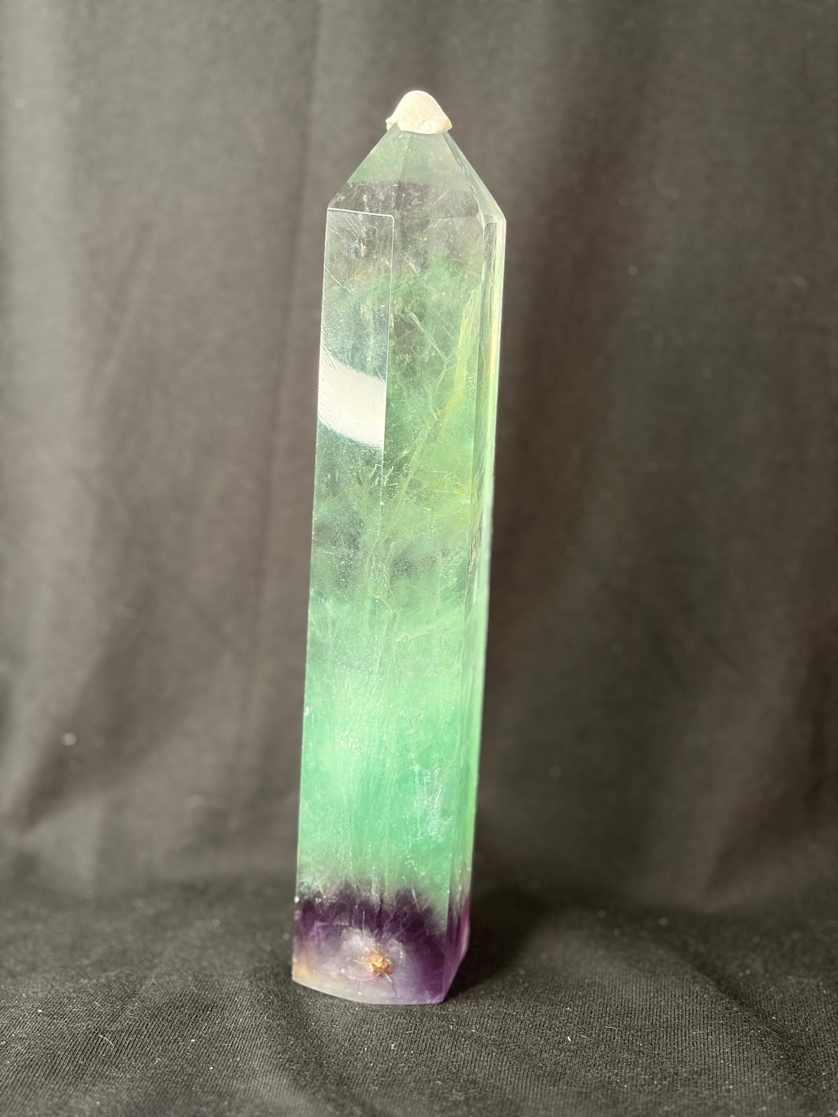 Watermelon Fluorite Tower 3
