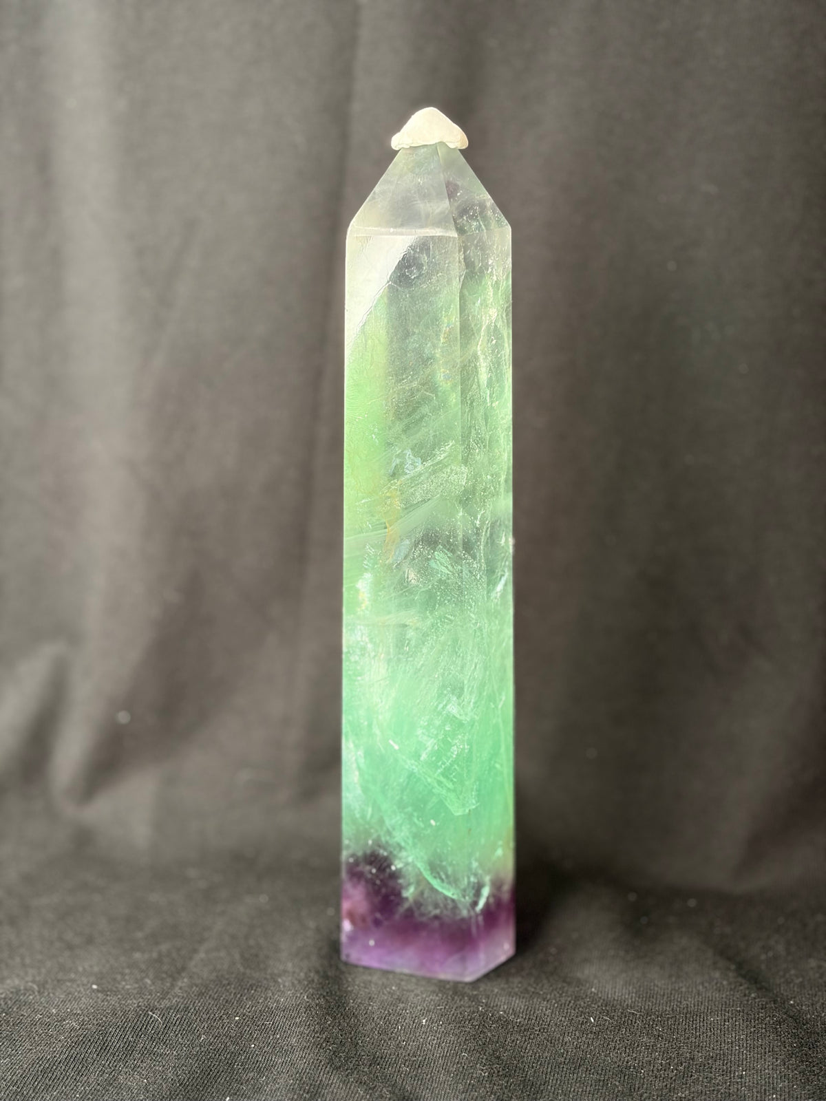 Watermelon Fluorite Tower 3