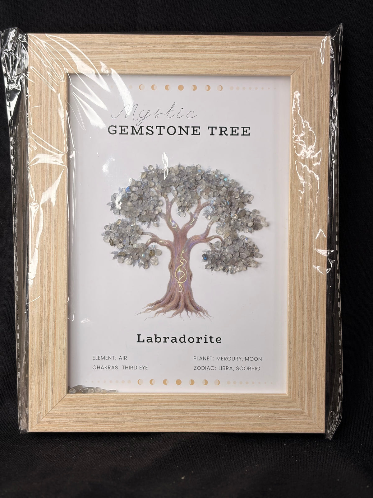 Labradorite Gemstone Tree Frame