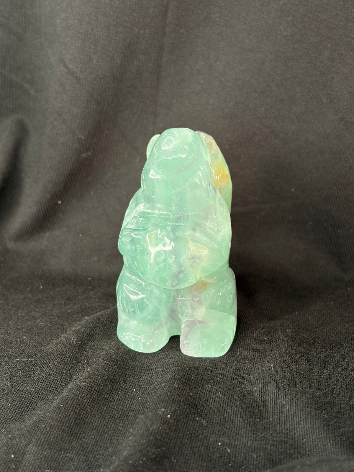 Fluorite Squirrel Carving
